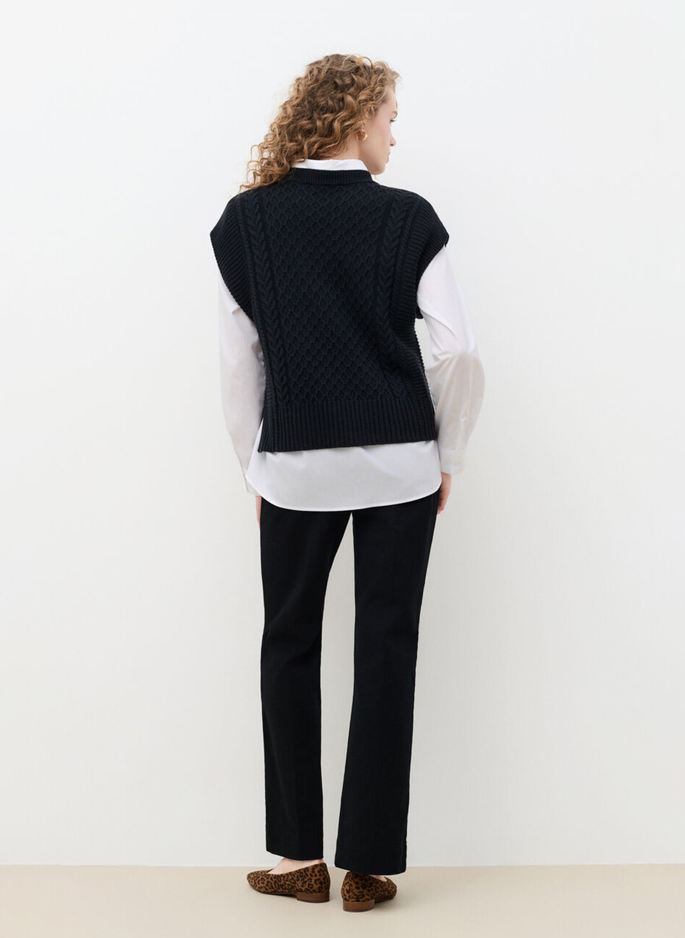 Pull col rond | Noir CAROLL Femme