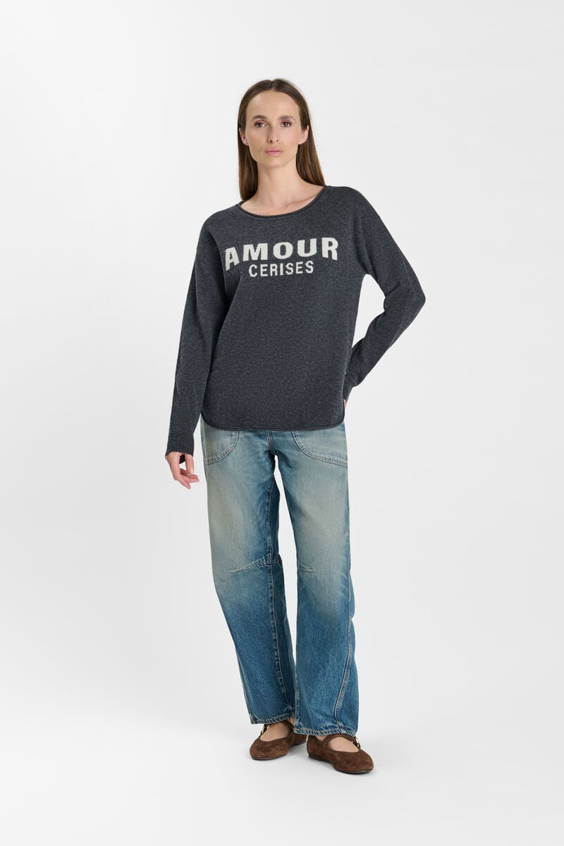 Tatum sweater LE TEMPS DES CERISES Grey