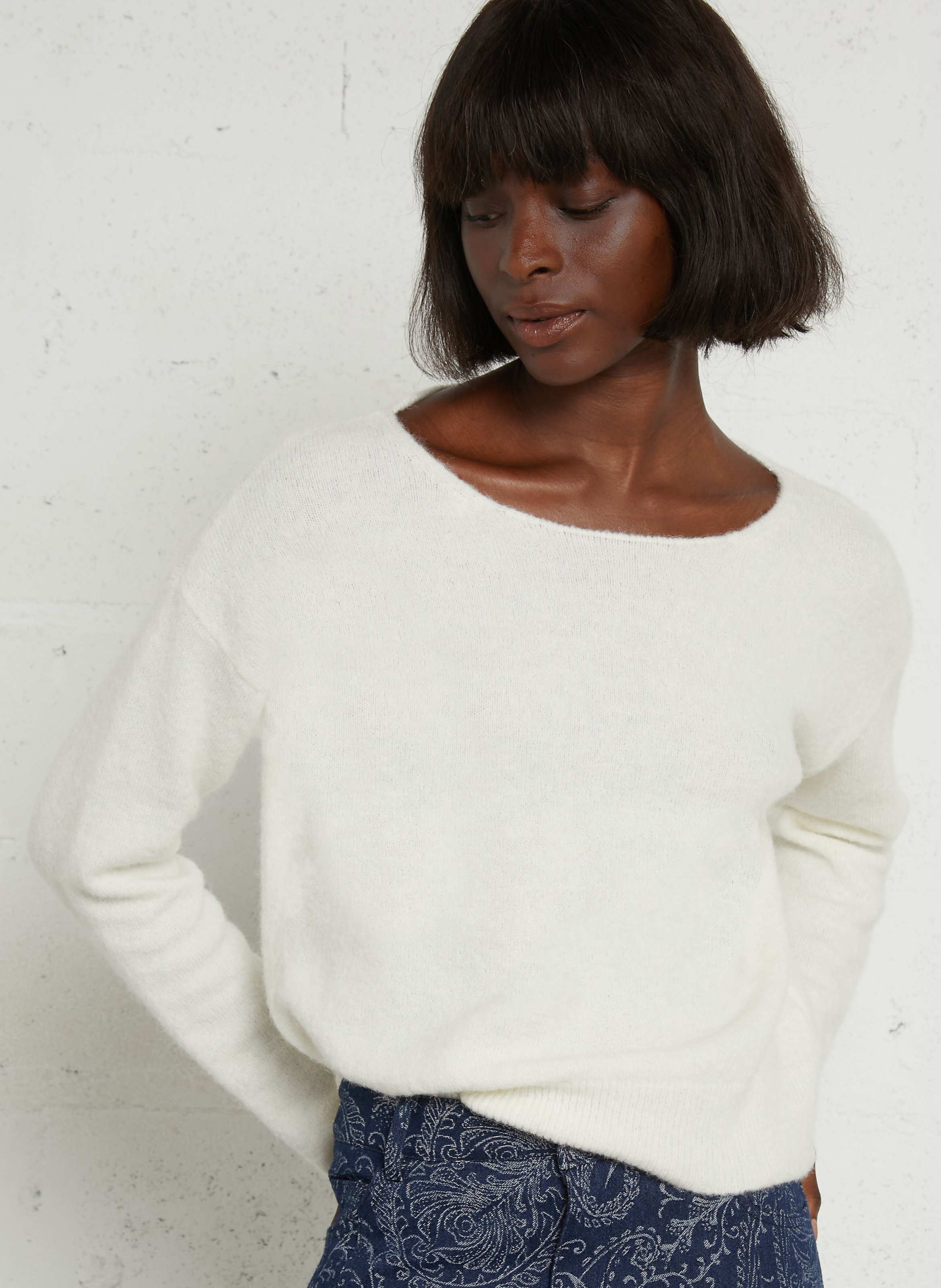 Oversized wool-blend sweater MAISON ANJE