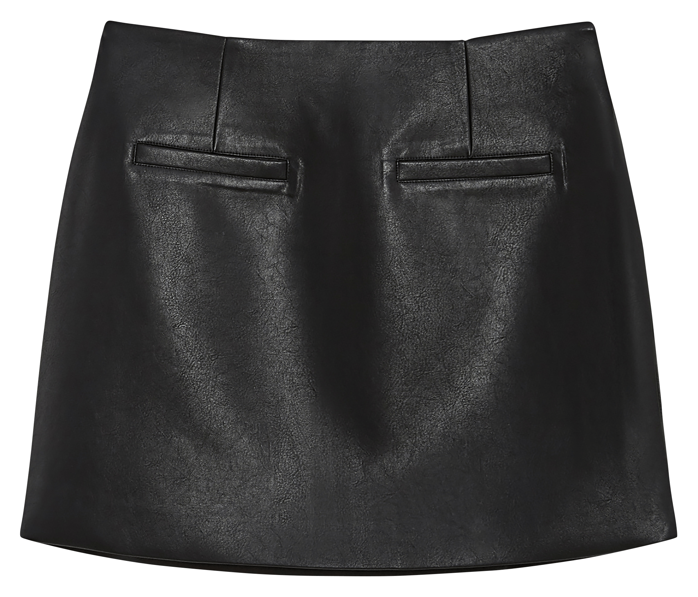 Jupe courte droite unie GRACE ET MILA Noir