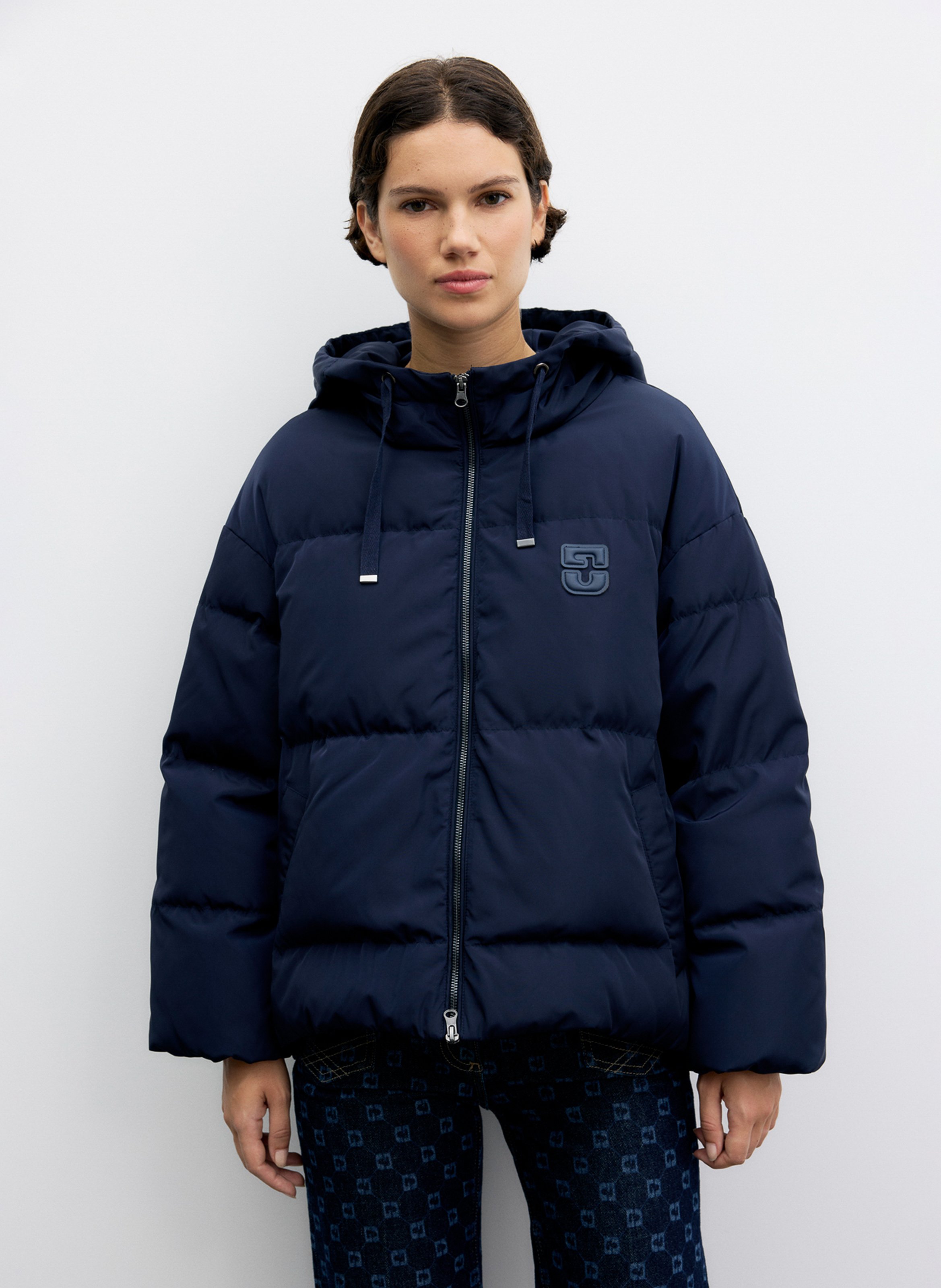 Kurze Daunenjacke mit Kapuze GERARD DAREL Blau