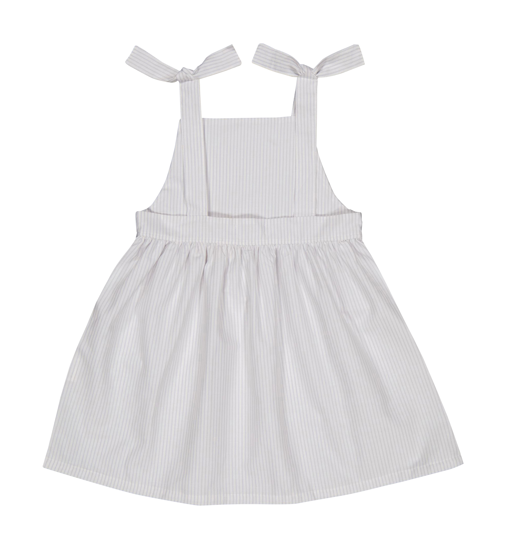 Robe courte rayée en coton bio  PETITE LUCETTE Blanc