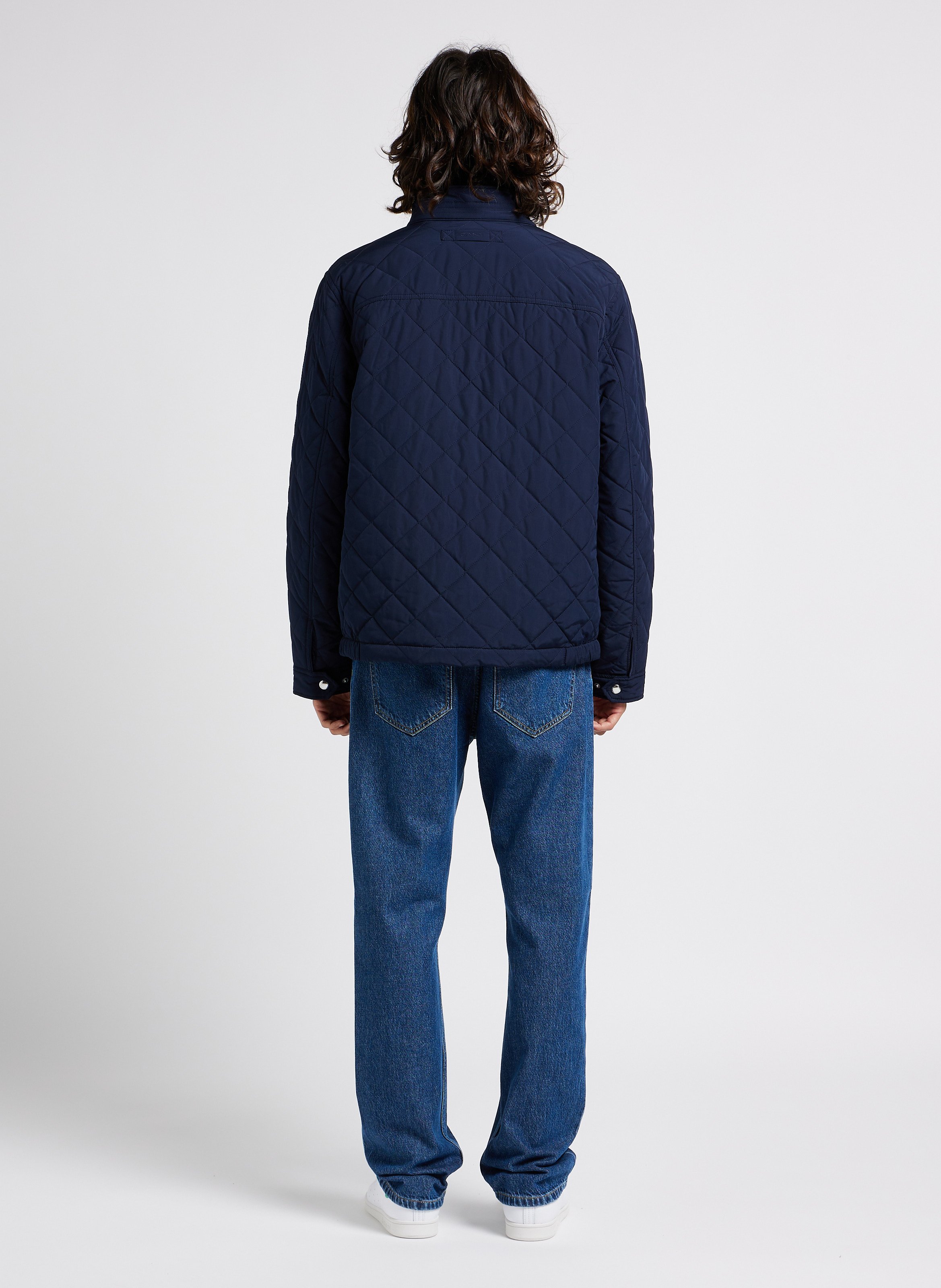 Steppjacke mit hohem Halsausschnitt GANT Blau