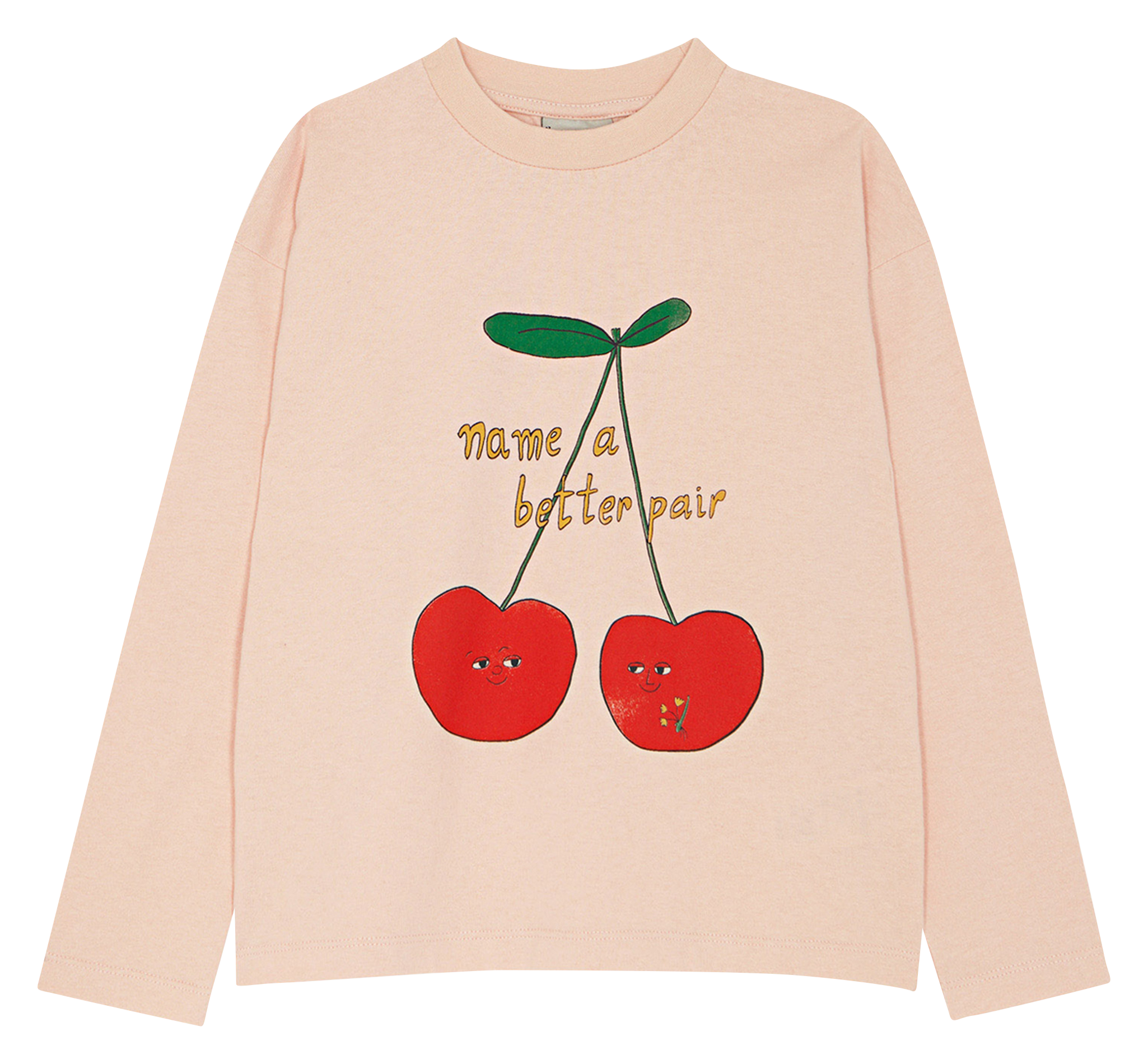 Tee-shirt col rond imprimé en coton  THE CAMPAMENTO Rose