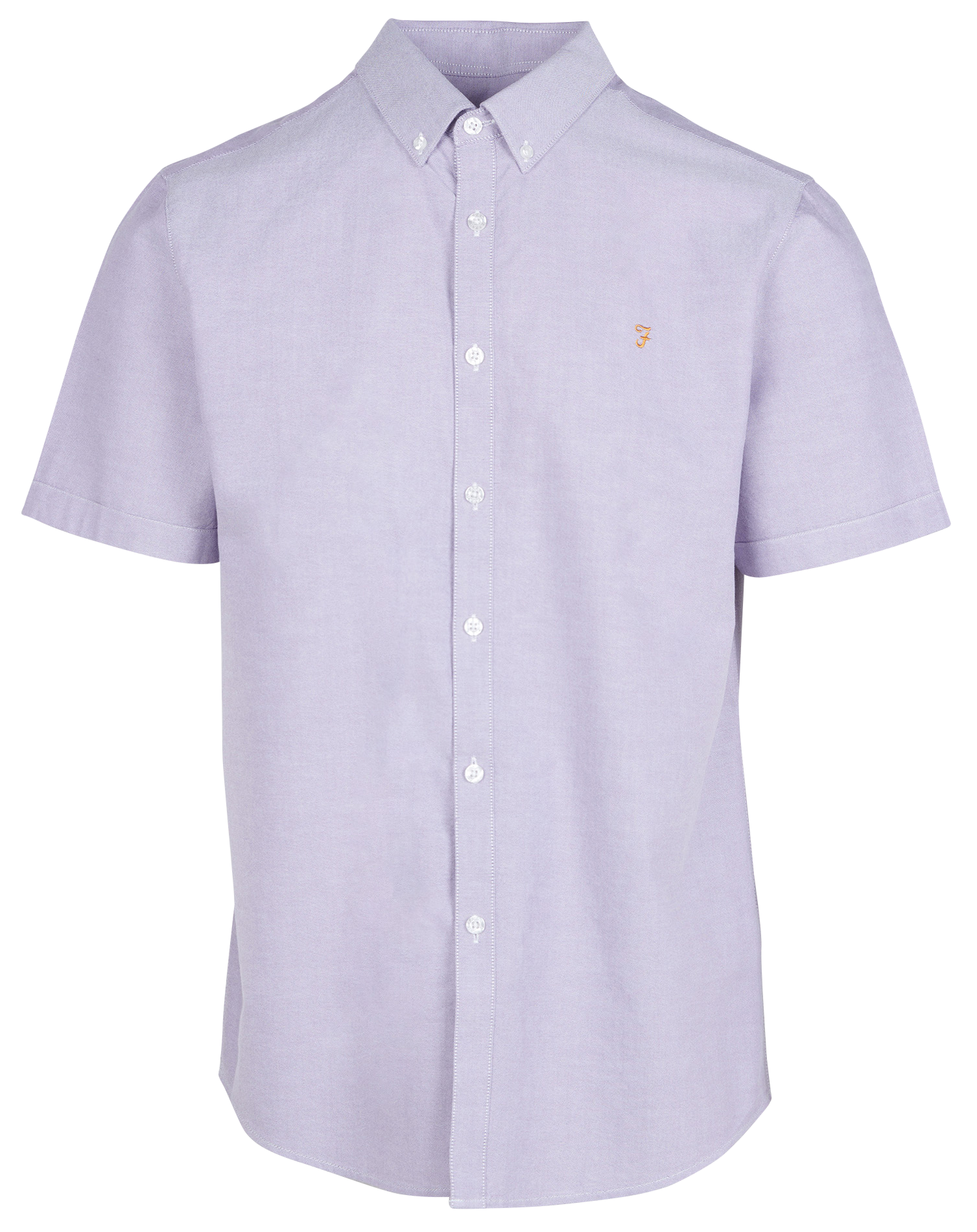 Chemise ajustée à manches courtes  FARAH Violet