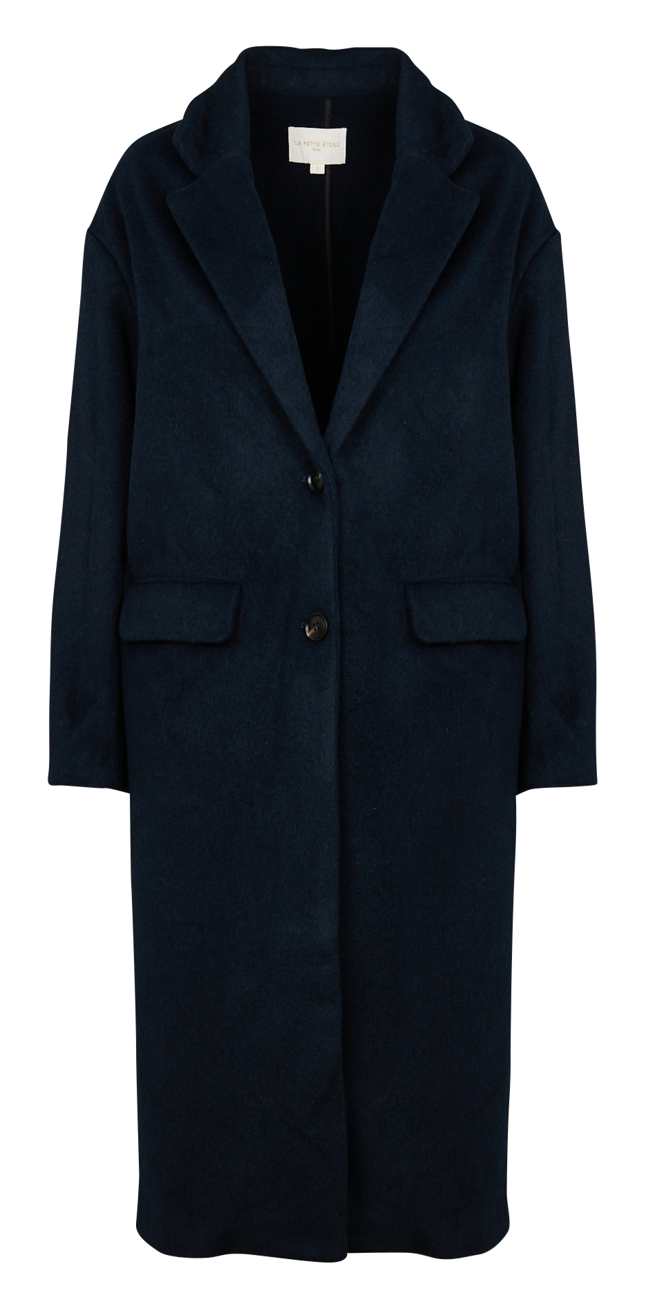 Manteau droit col tailleur LA PETITE ETOILE Bleu