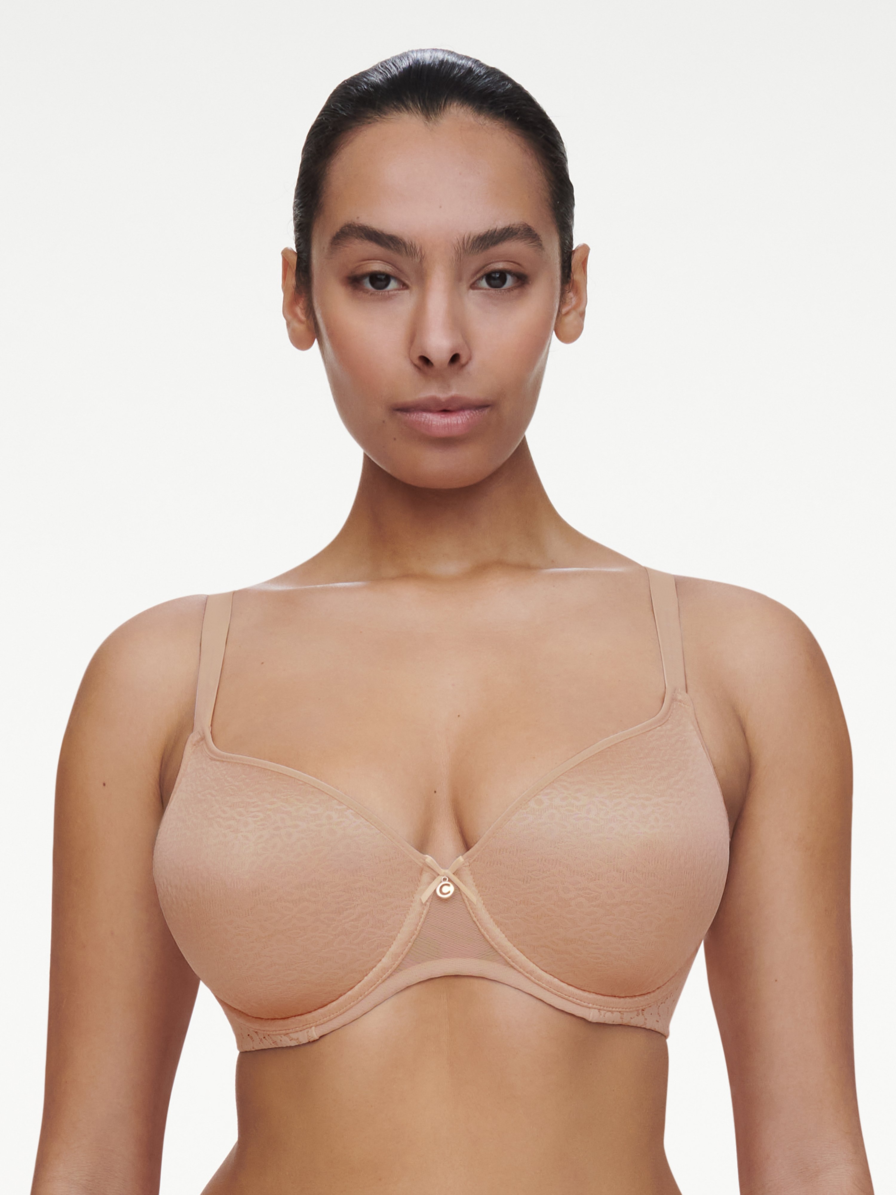 Lace spacer full cup bra CHANTELLE Beige