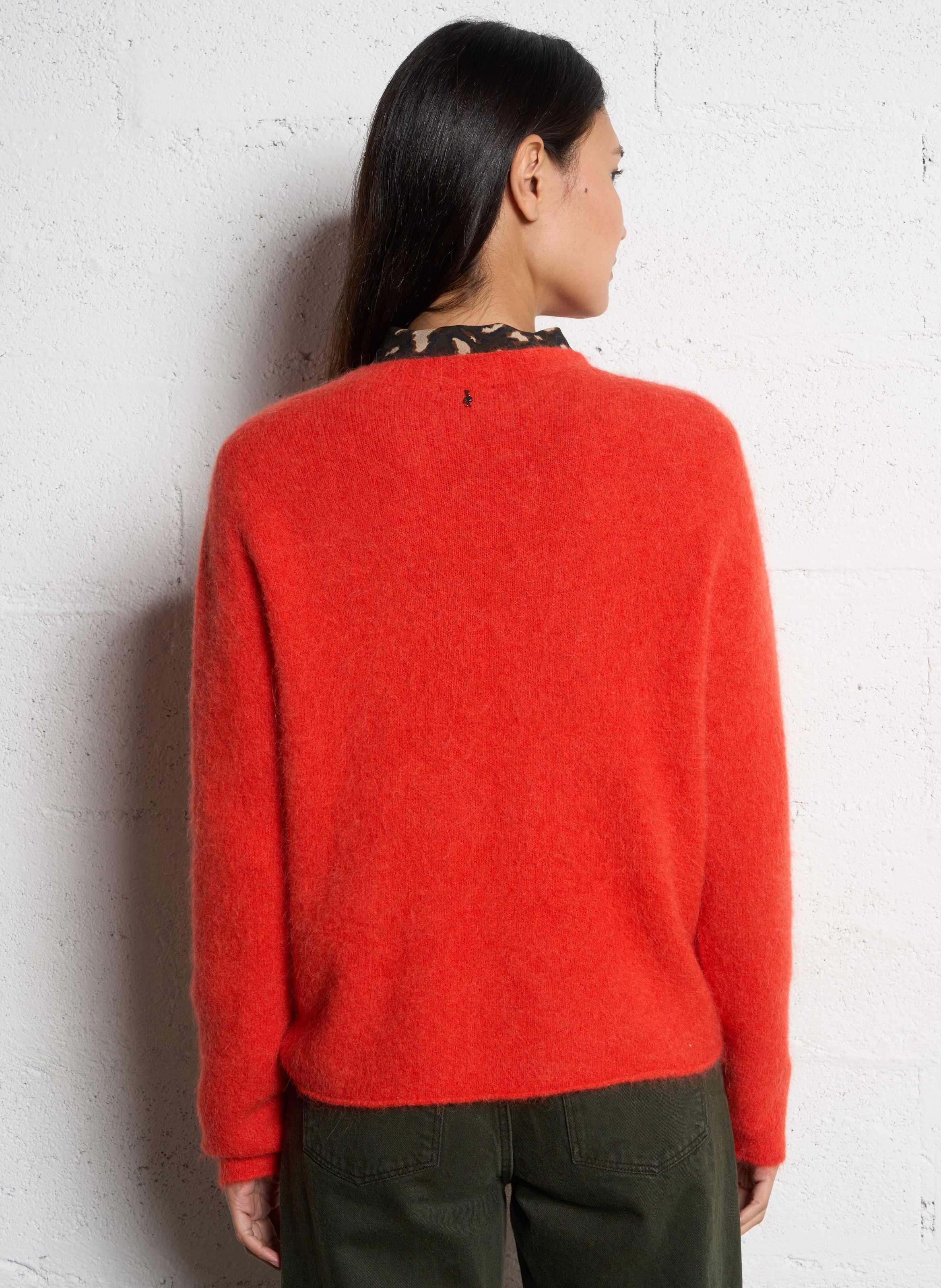 Trui met coltrui ONE STEP Oranje