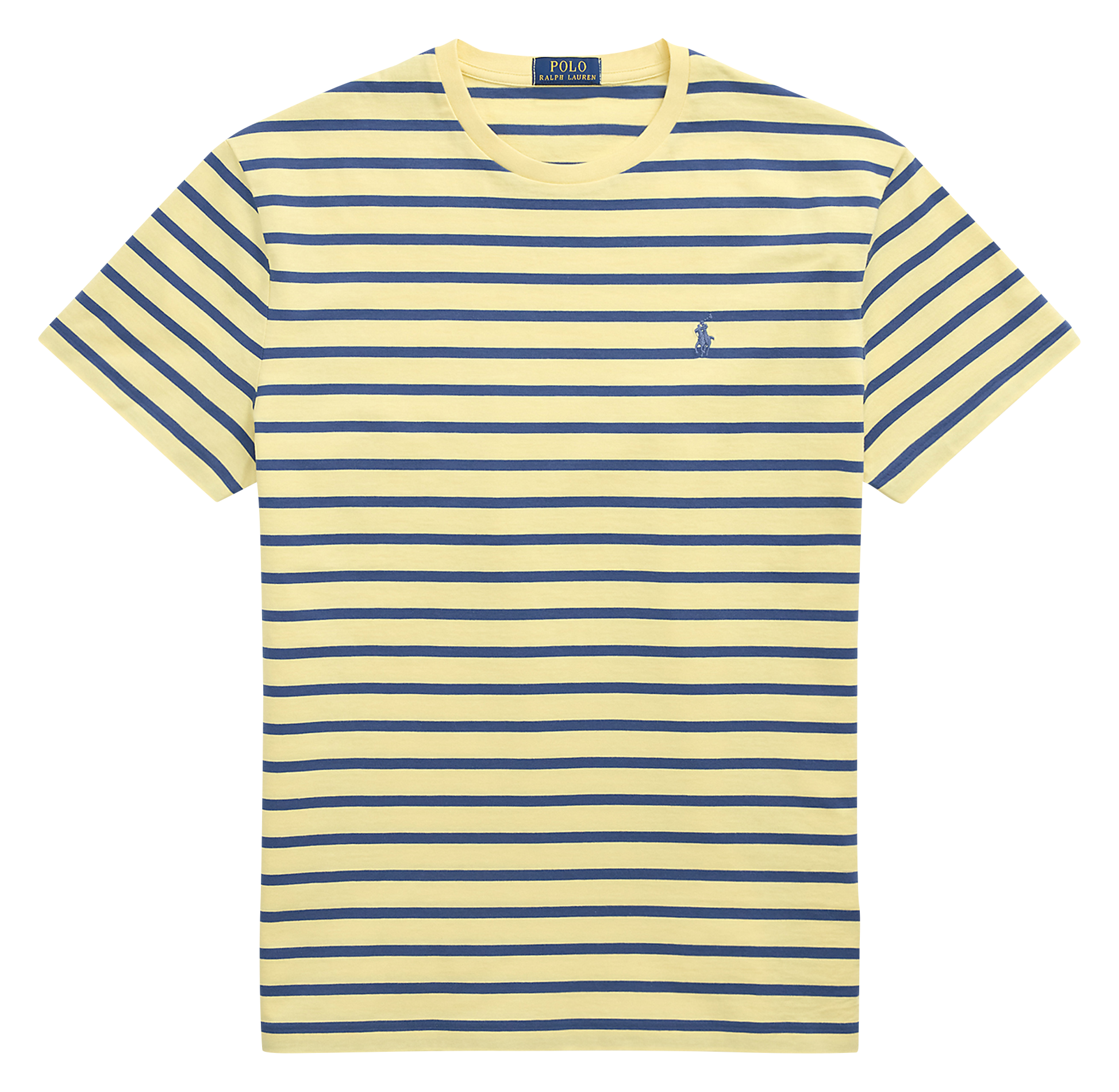 Tee-shirt col rond à rayures POLO RALPH LAUREN Jaune