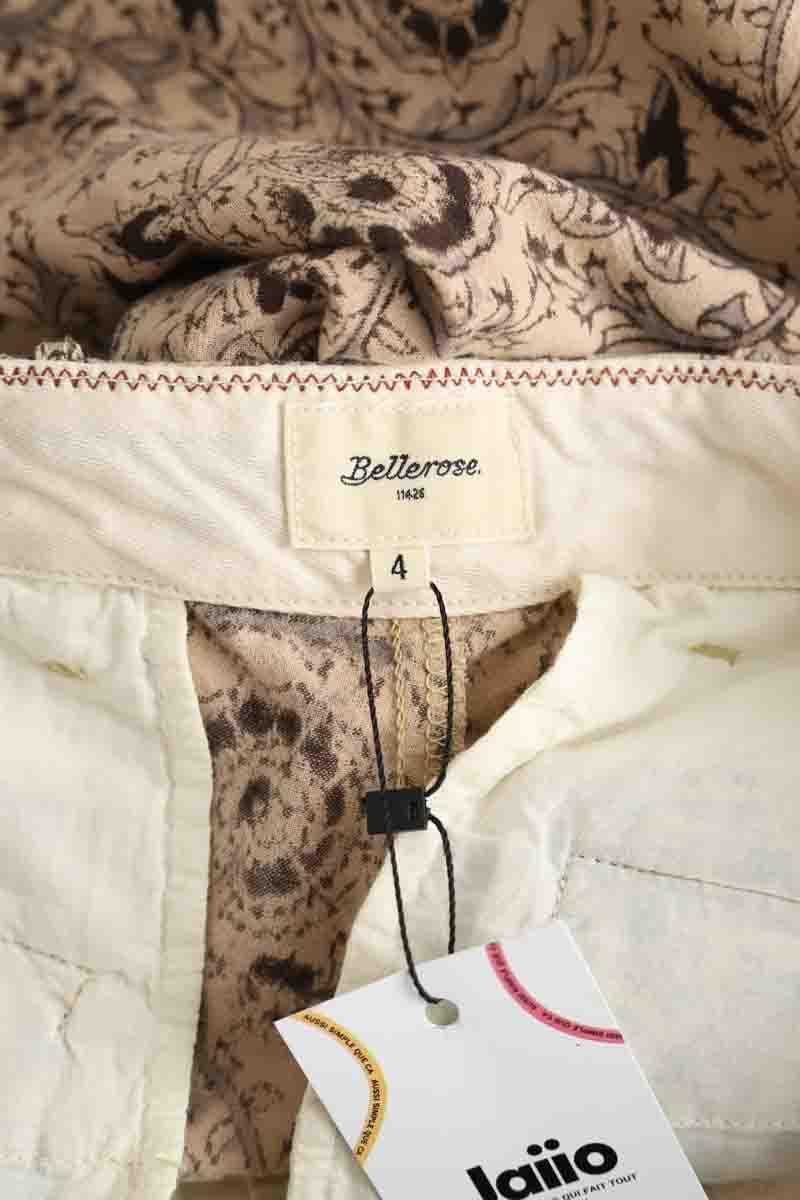 Slim-fit cotton cargo pants BELLEROSE - Seconde Main Beige