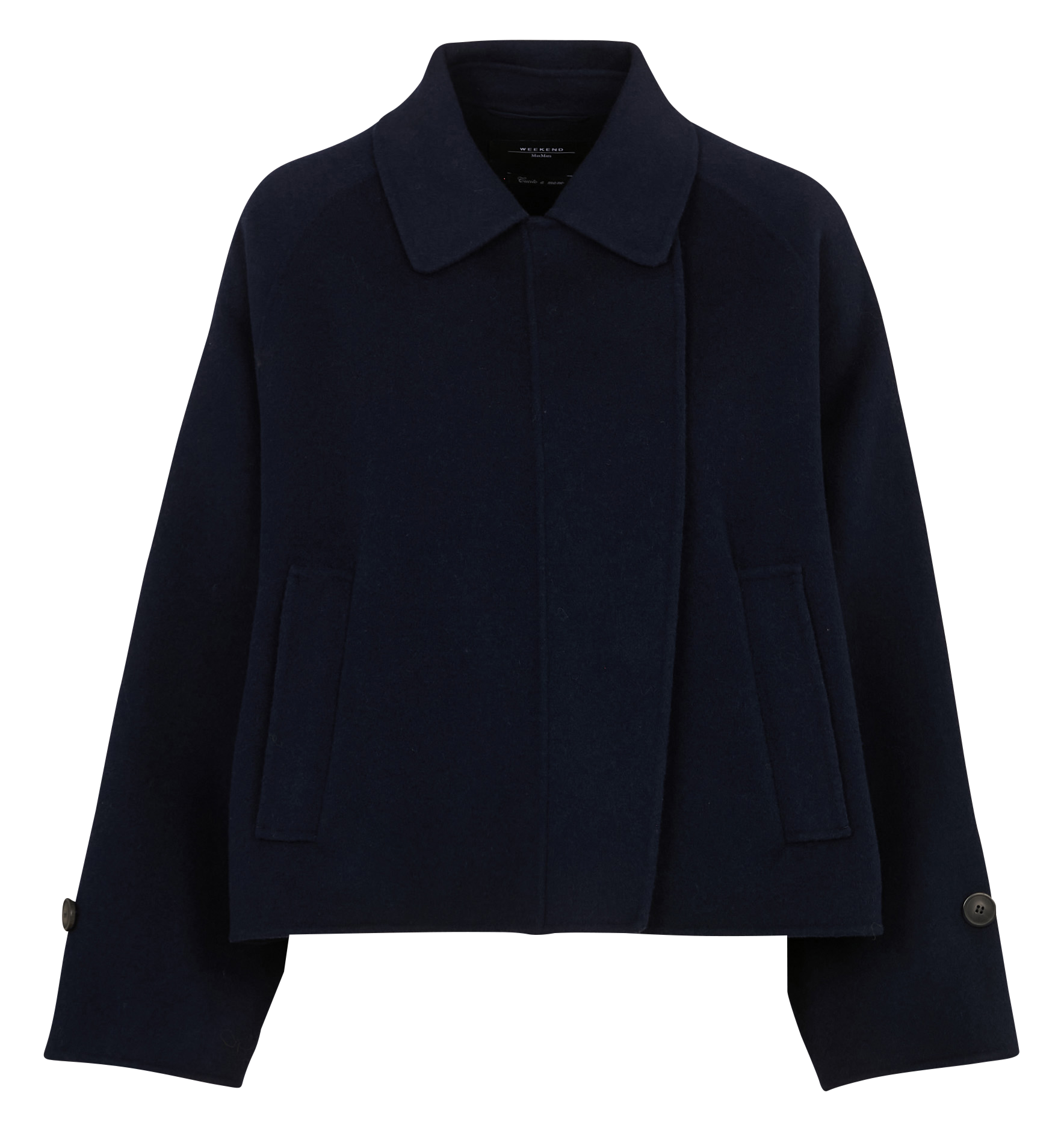 Classic-collar wool jacket  MAX MARA WEEK END Blue