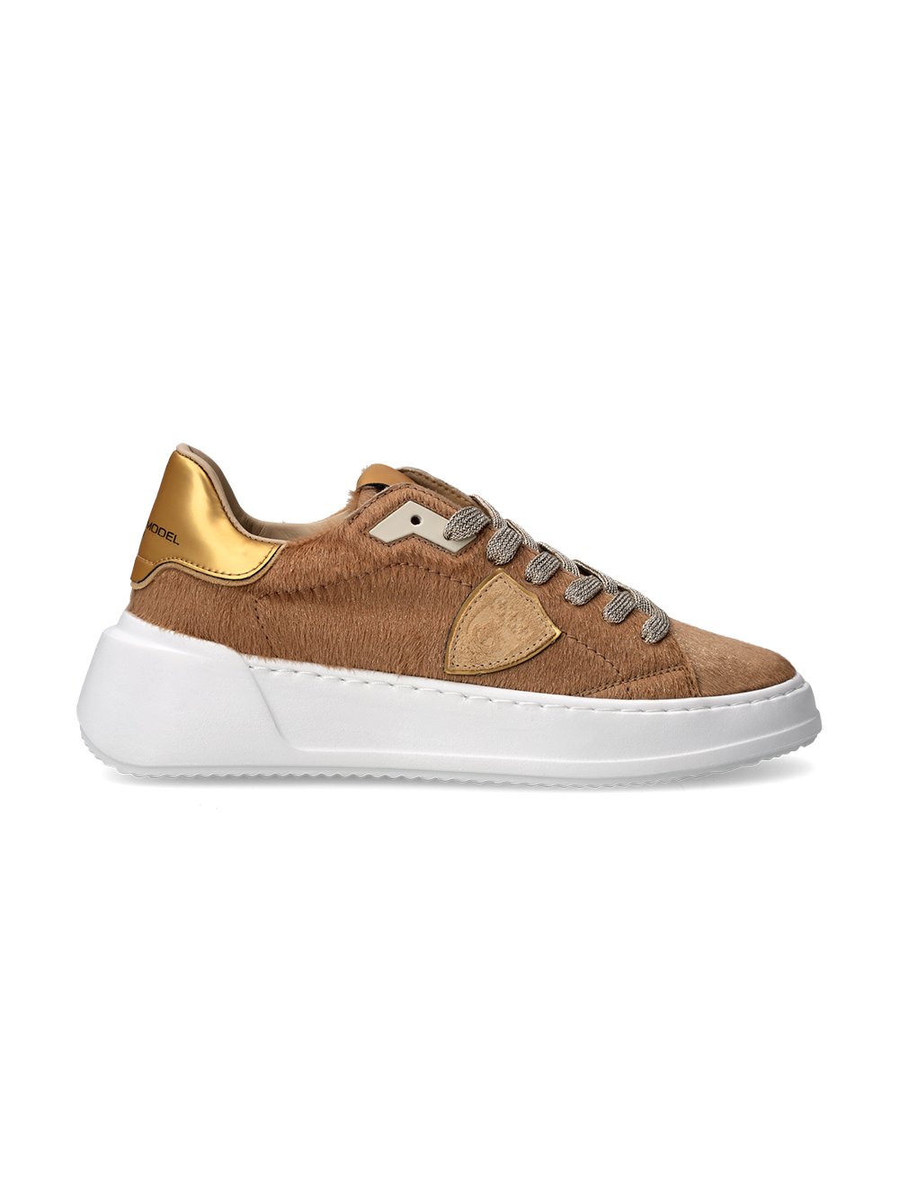 Tennis sneakers PHILIPPE MODEL Golden