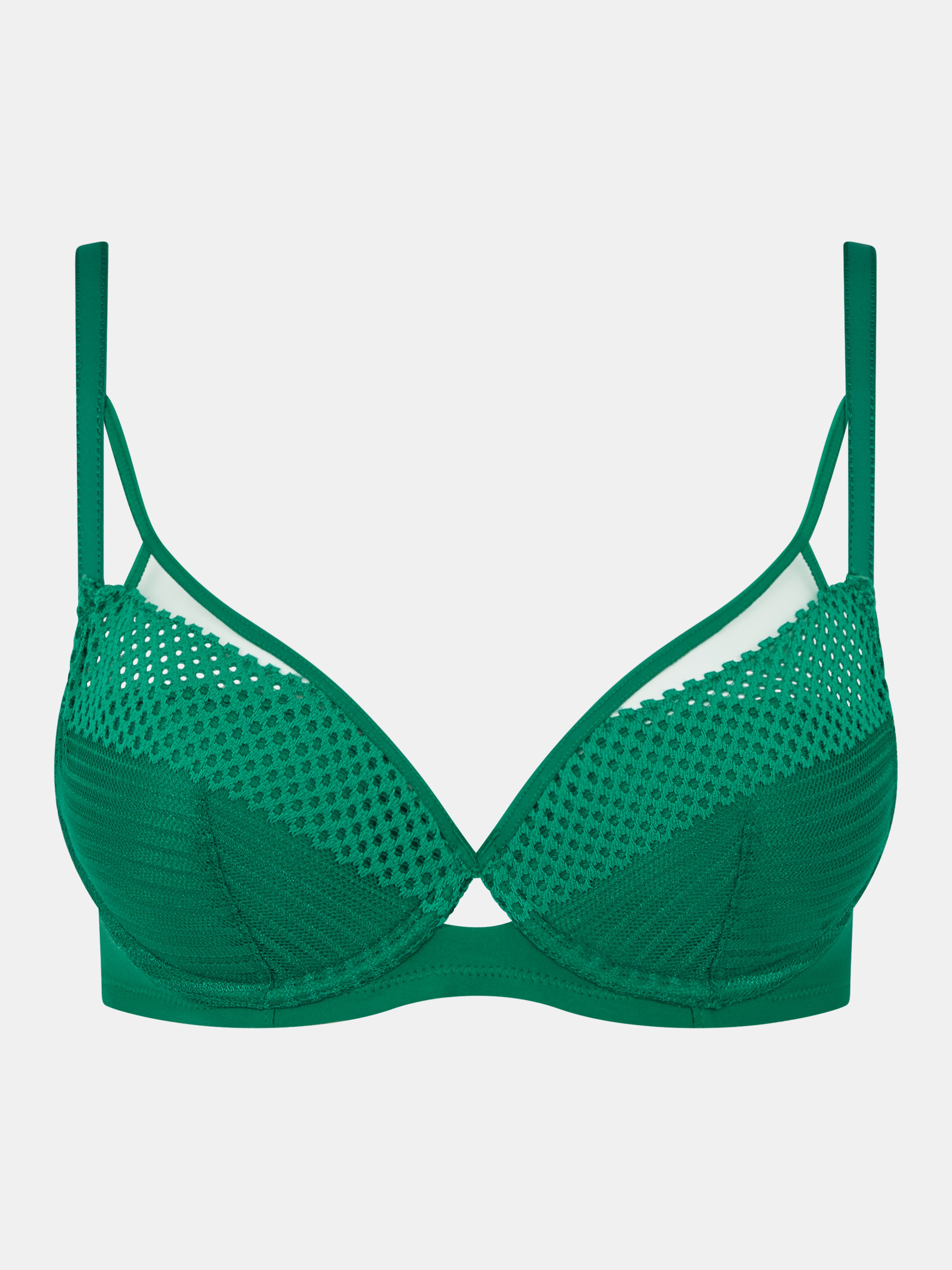 Plunge cup bra CHANTELLE PULP Green