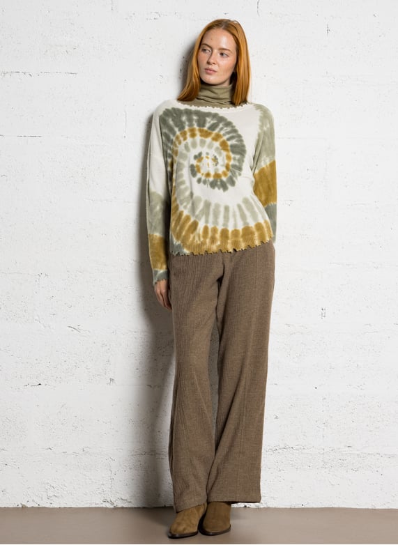 Pantalon large stretch - Look 2