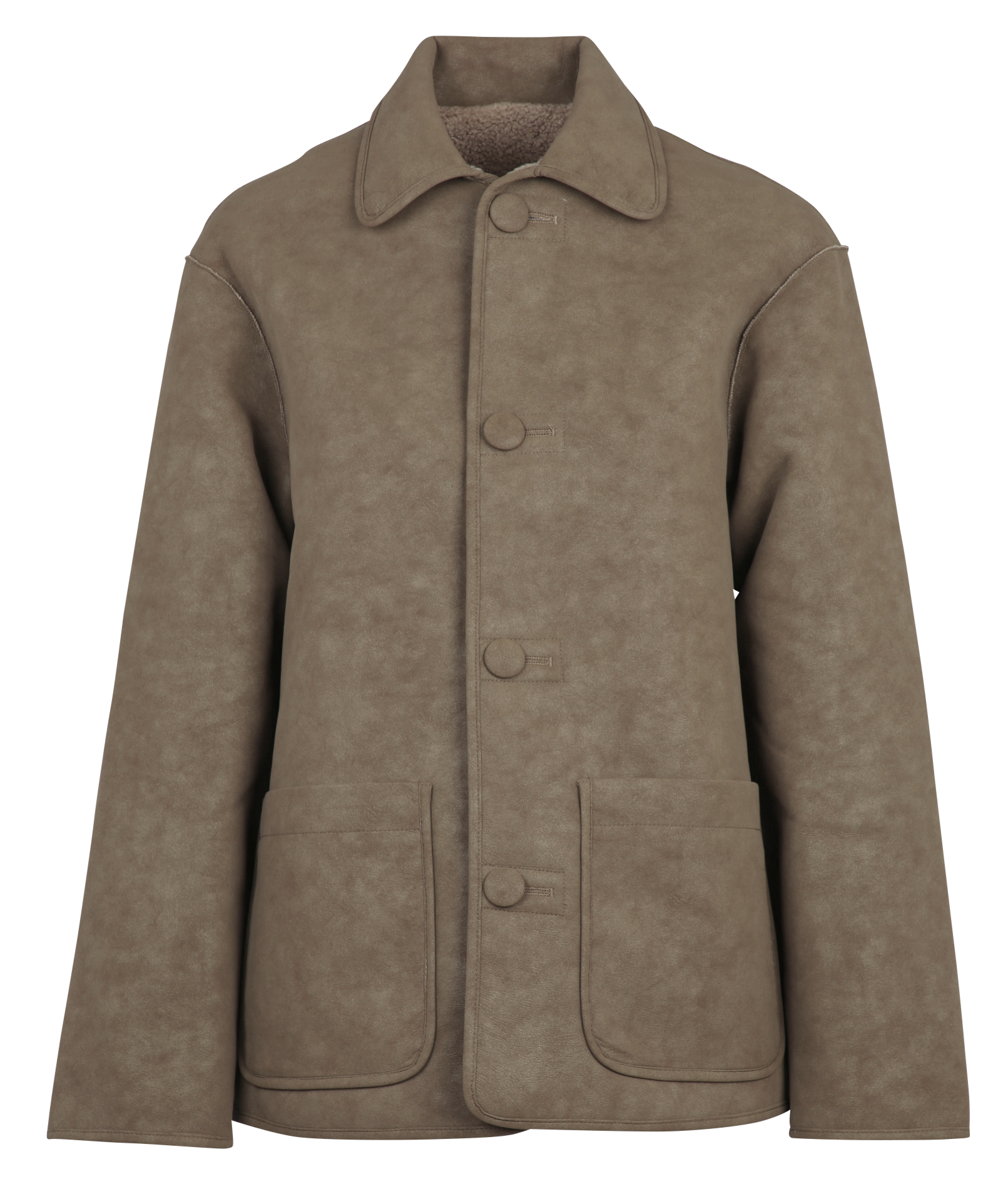 Manteau droit  MKT Marron