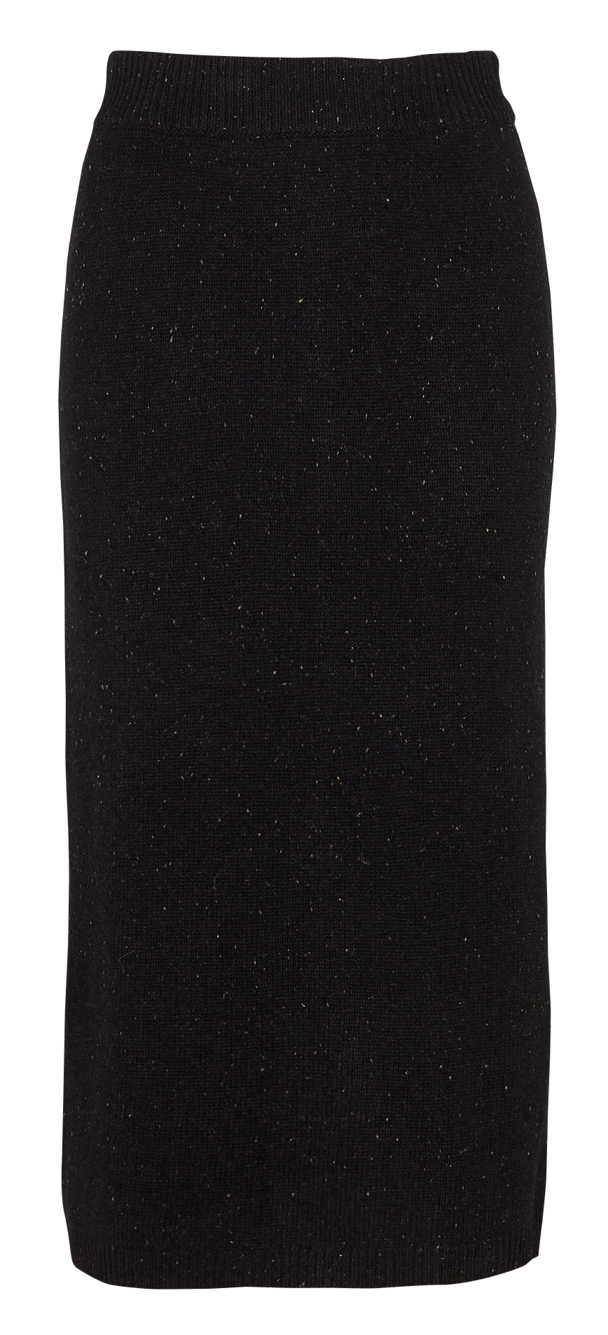 Jupe midi en laine MAISON 123 Noir