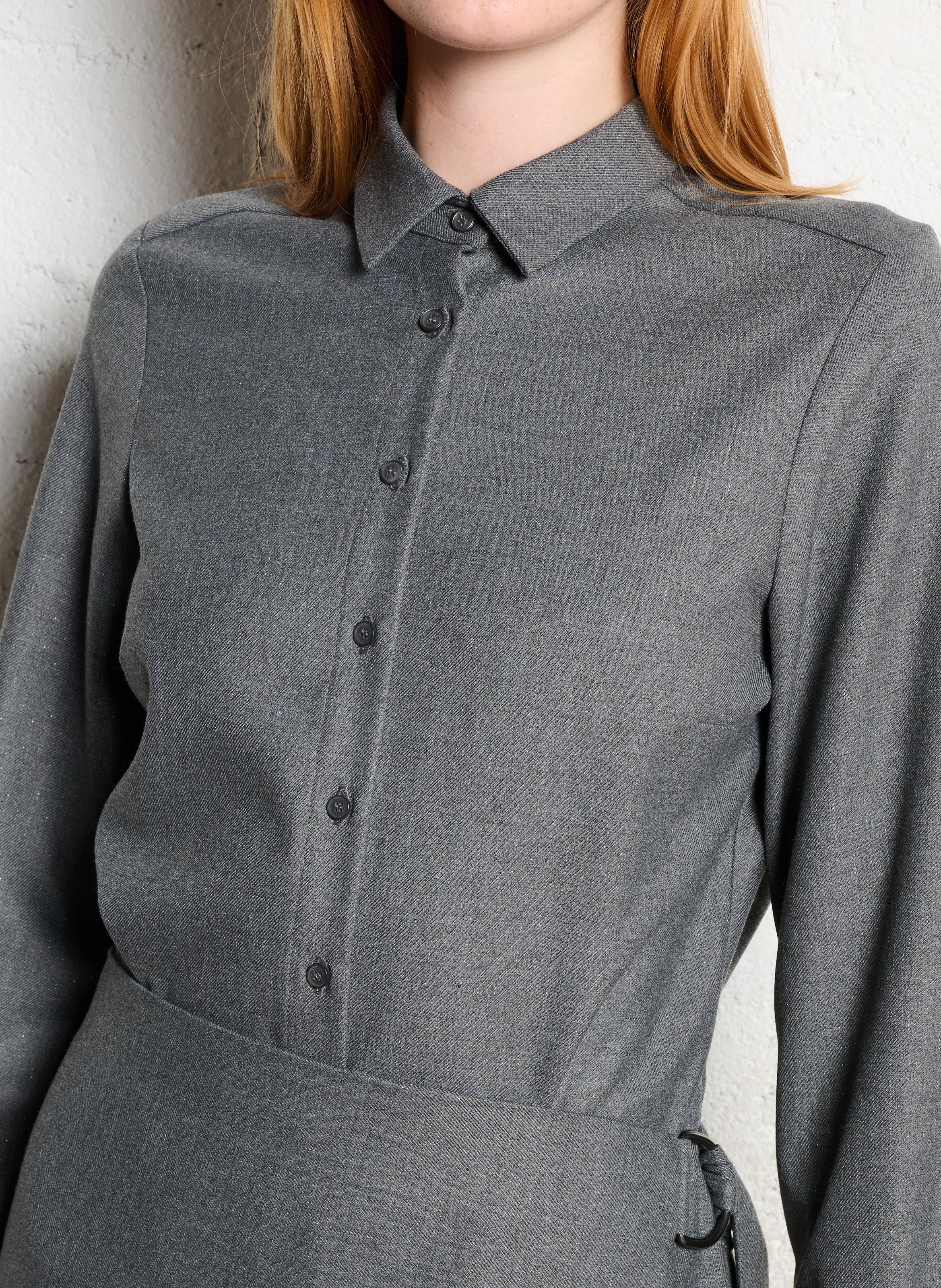 Shirt dress IKKS Grey