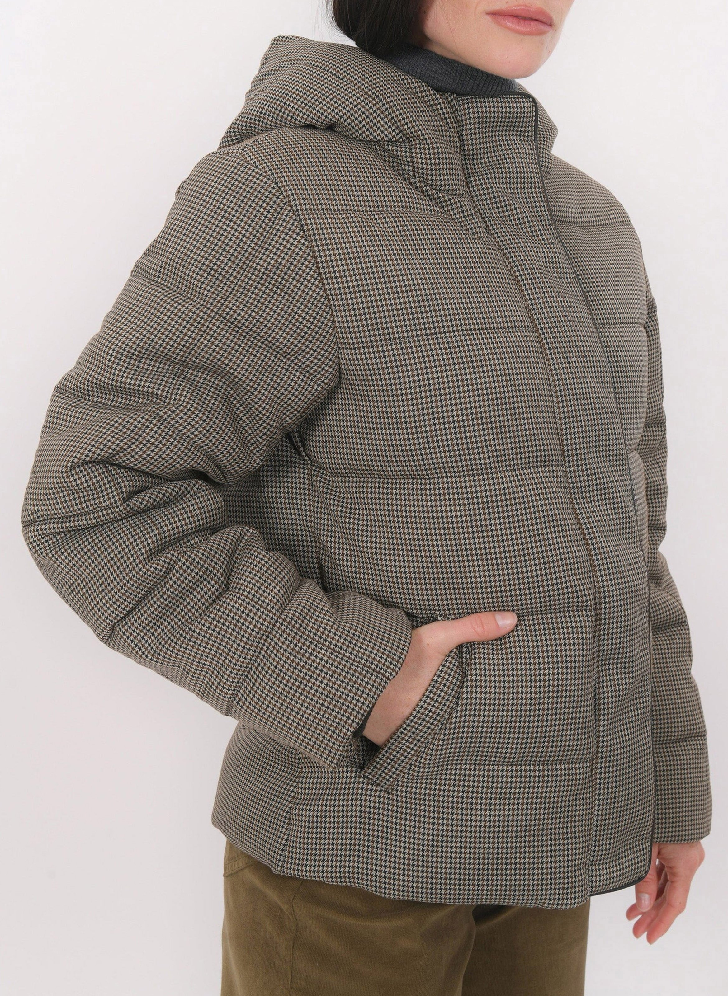 Anorak acolchado con cuello alto KOOKAI Marron