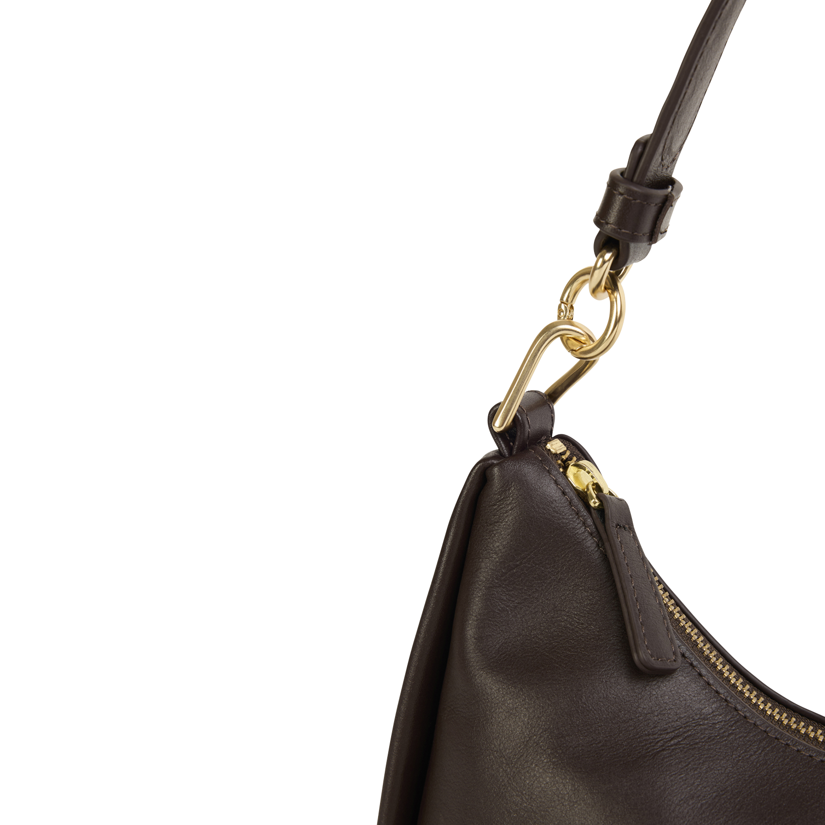 Sac à main en cuir Marron