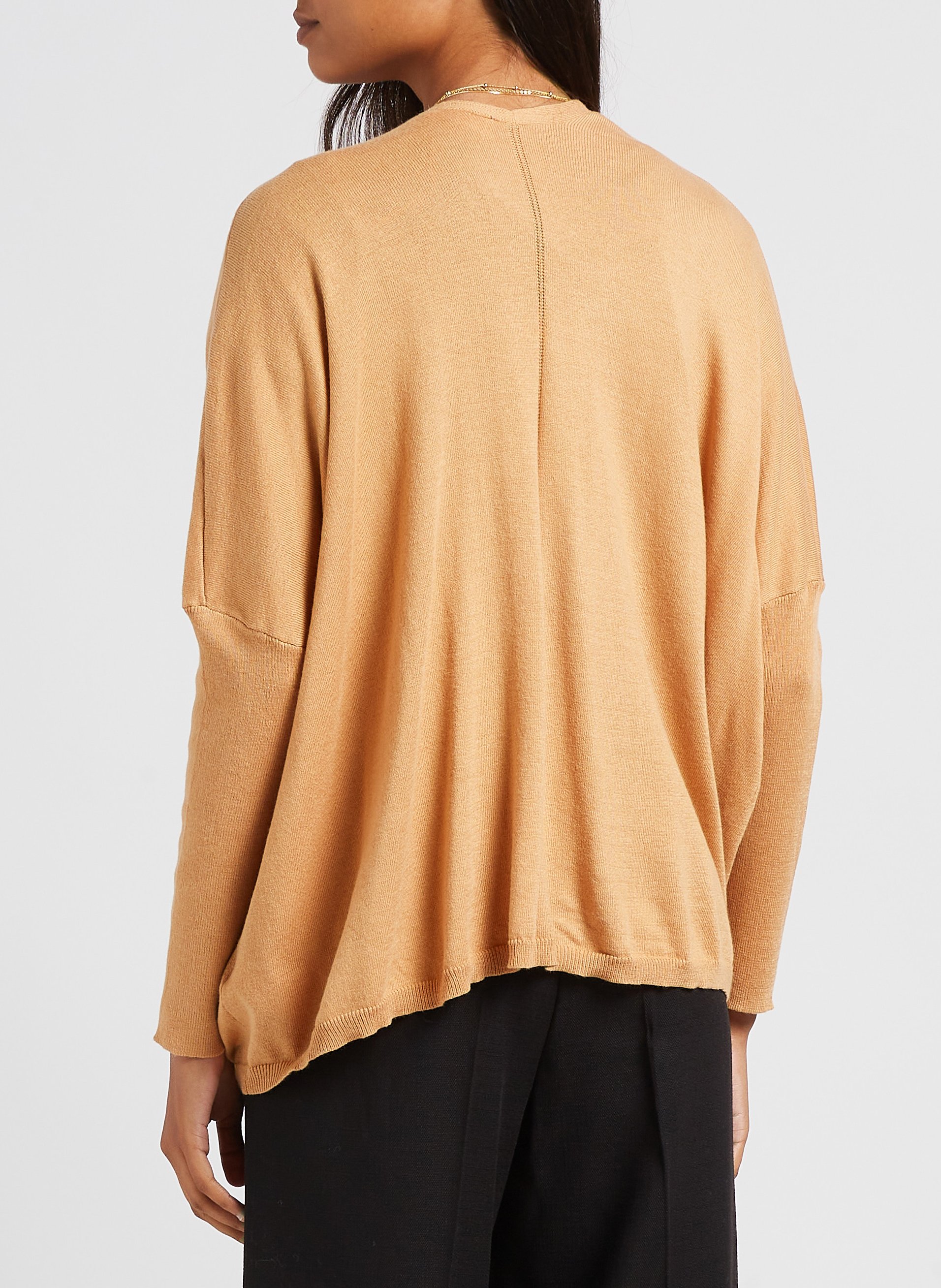 Cardigan à manches longues GRACE ET MILA Marron