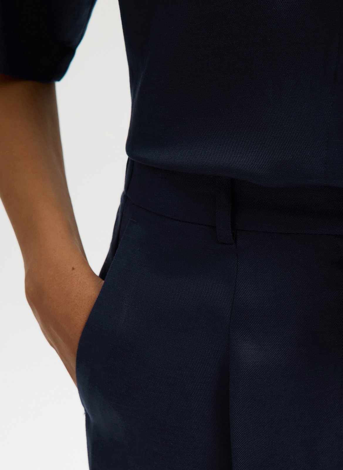 Pantalon large SELECTED Bleu