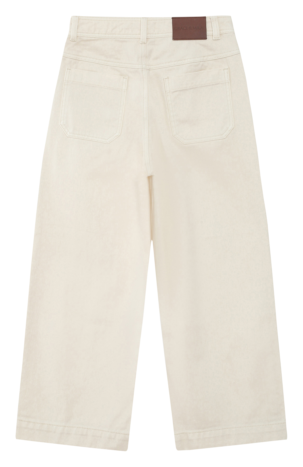 <p>Gerade geschnittene 7/8-Hose</p> Weiss