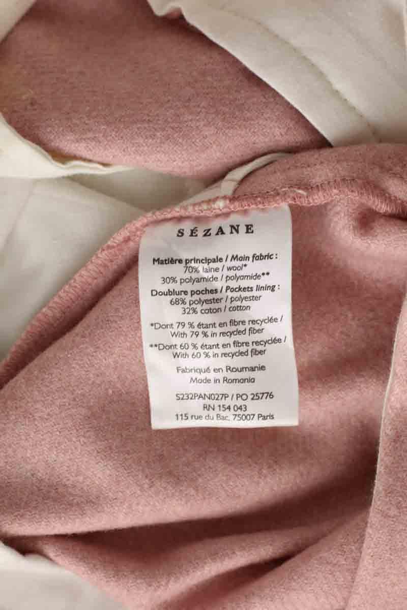 Wide trousers SEZANE - Seconde main Pink