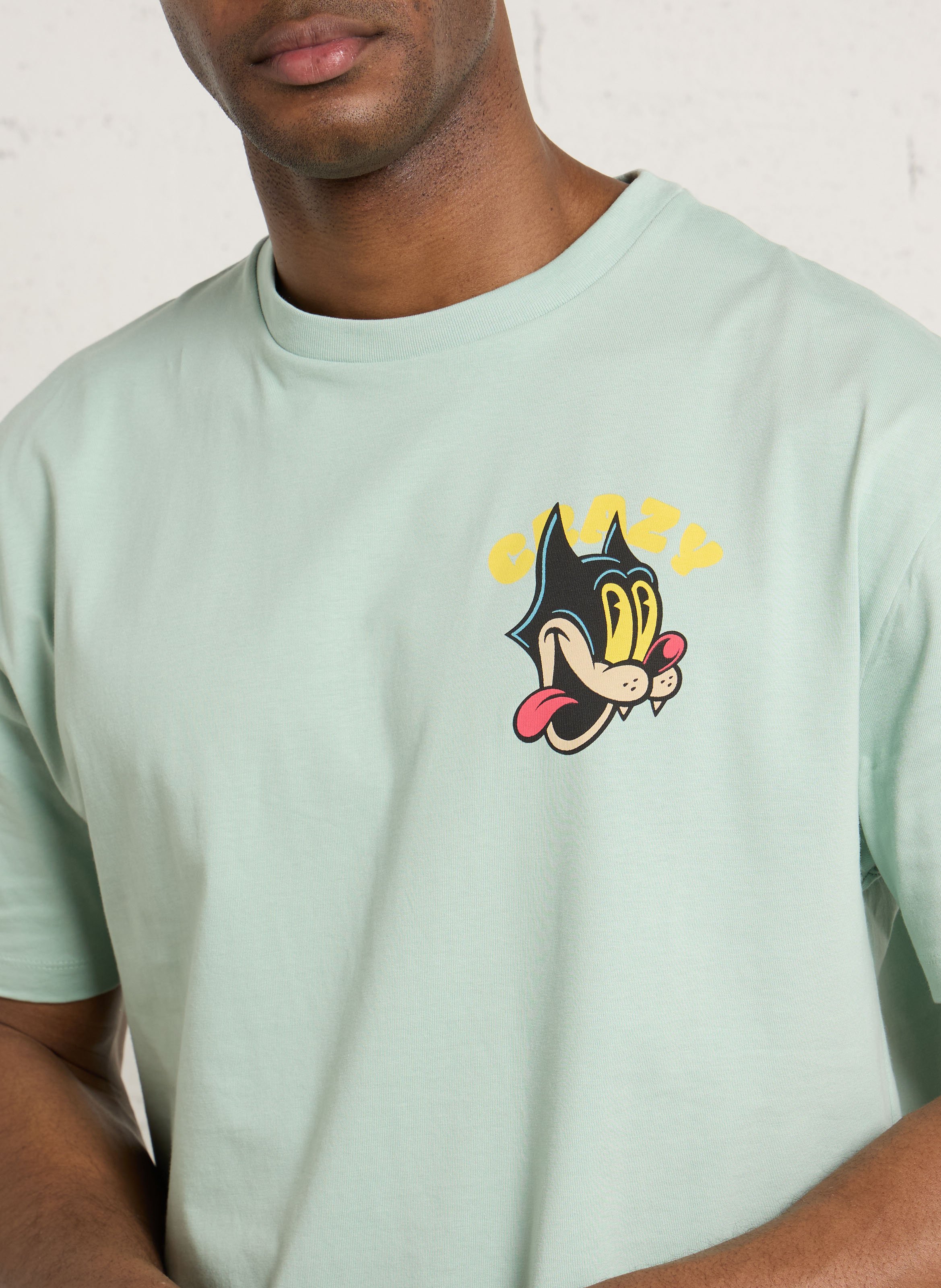 Vest met print  LE TEMPS DES CERISES Blauw