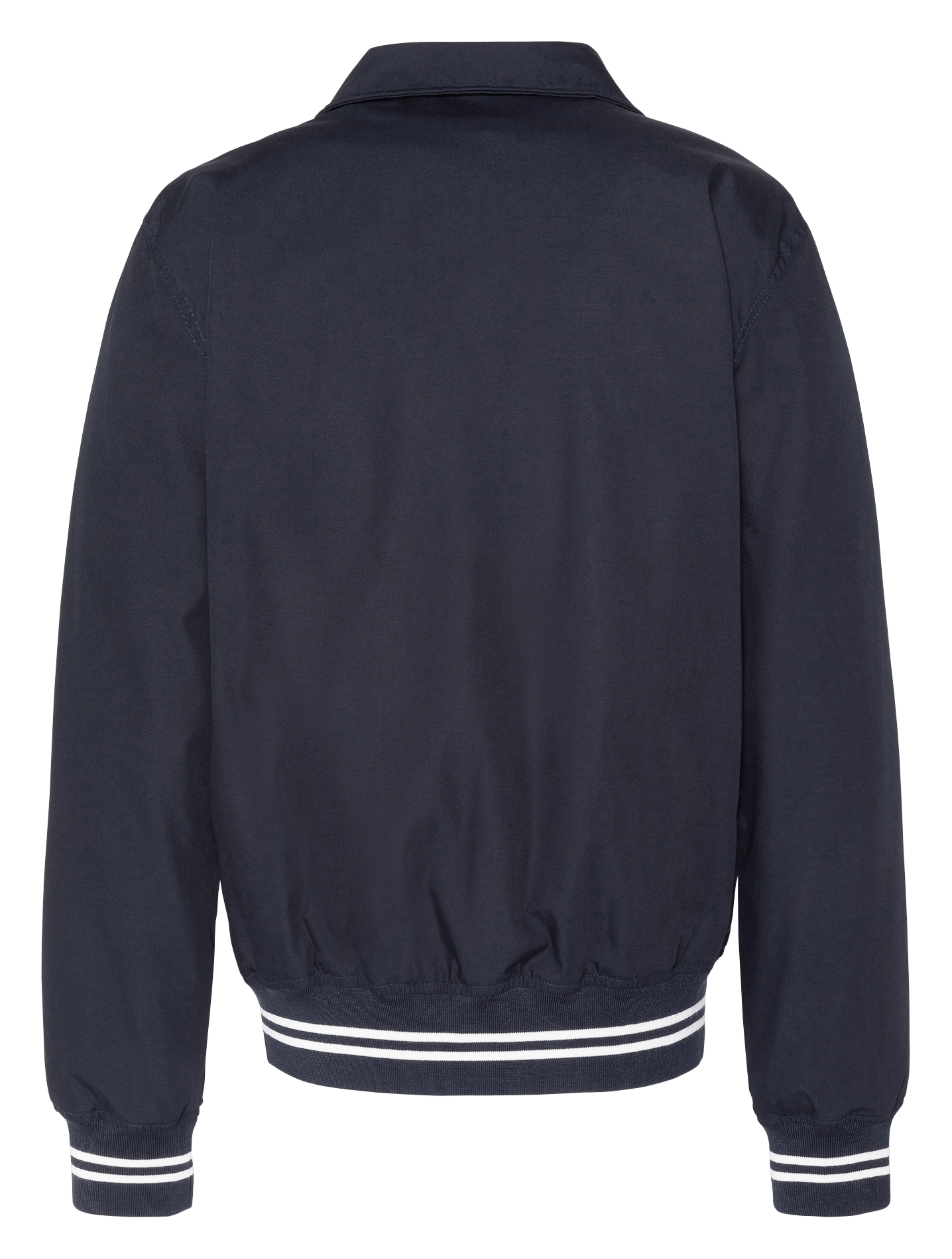 Solid Zip-Up Straight Fit Jacket SCHOTT Blue