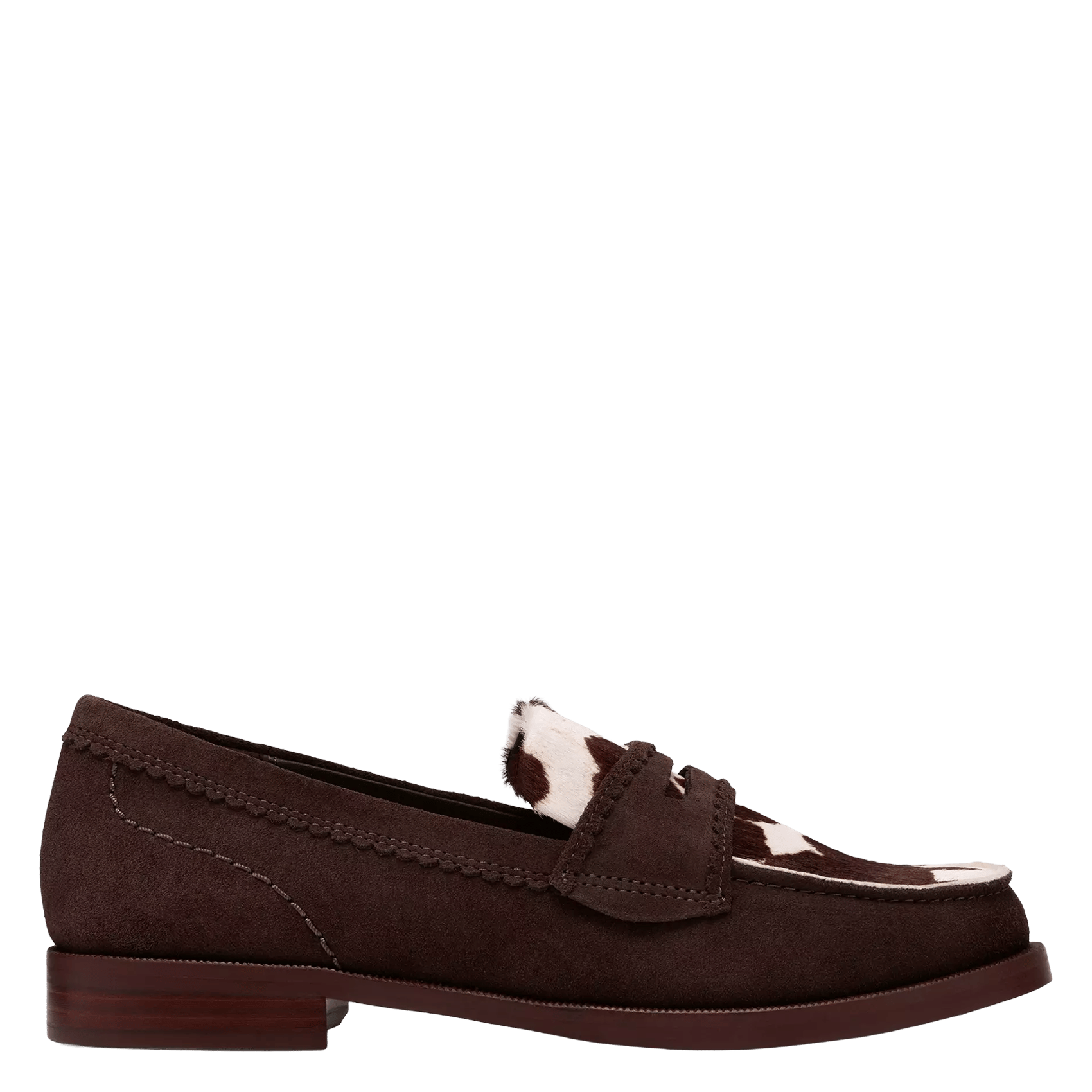Printed leather loafers CLARKS Multicolored