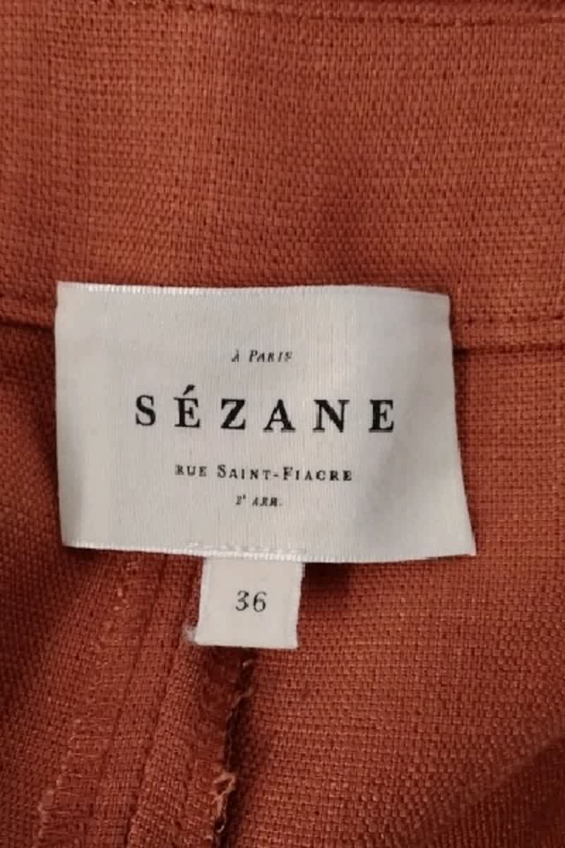 Pantalon large SEZANE - Seconde main Orange