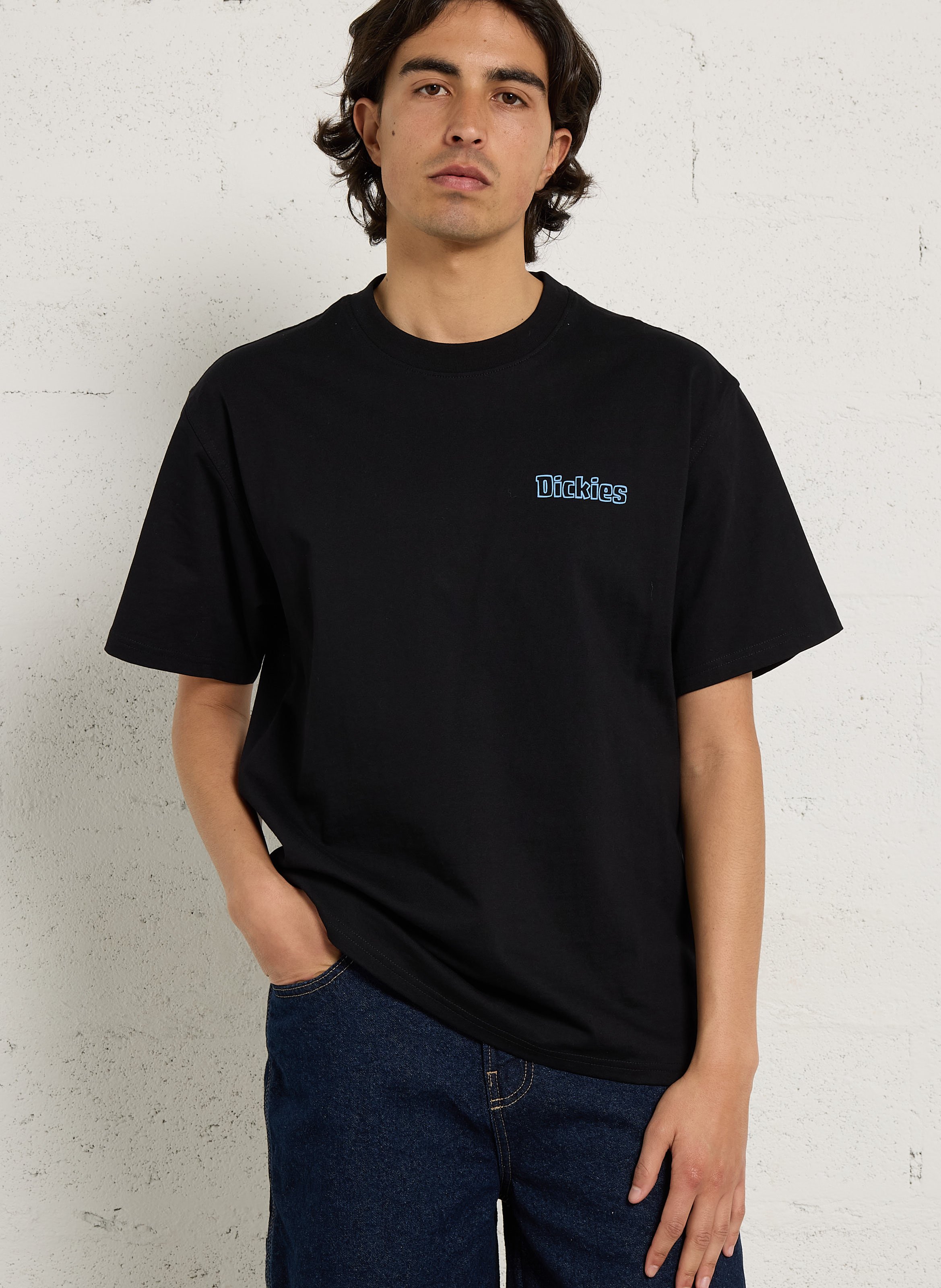 Tee-shirt droit sérigraphié en coton DICKIES