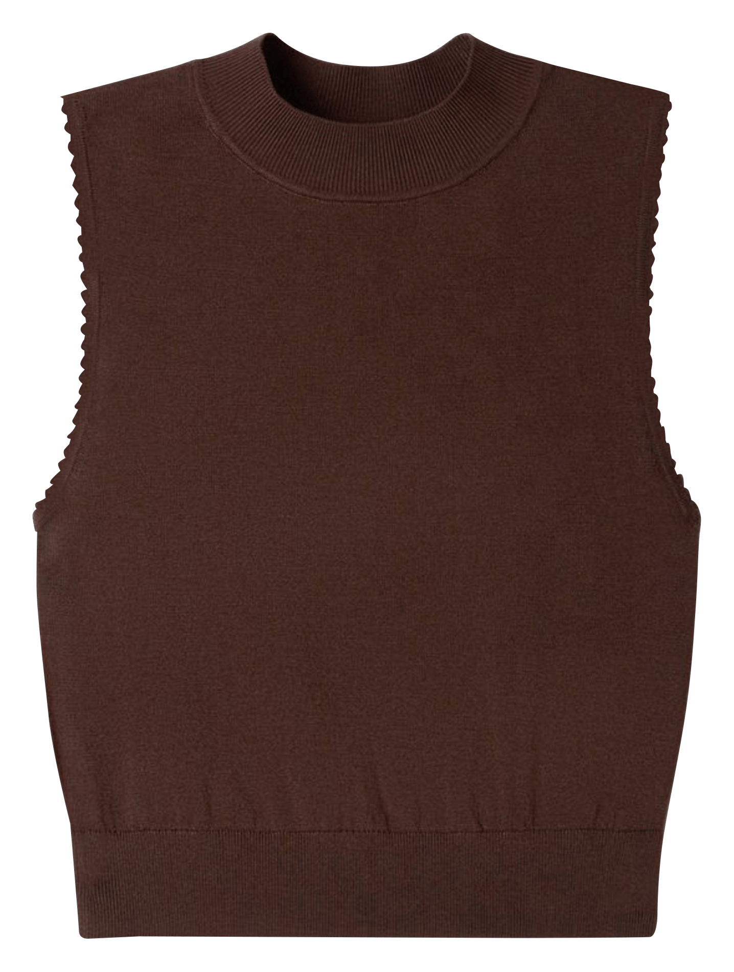 Pull moulant sans manches SANDRO Marron