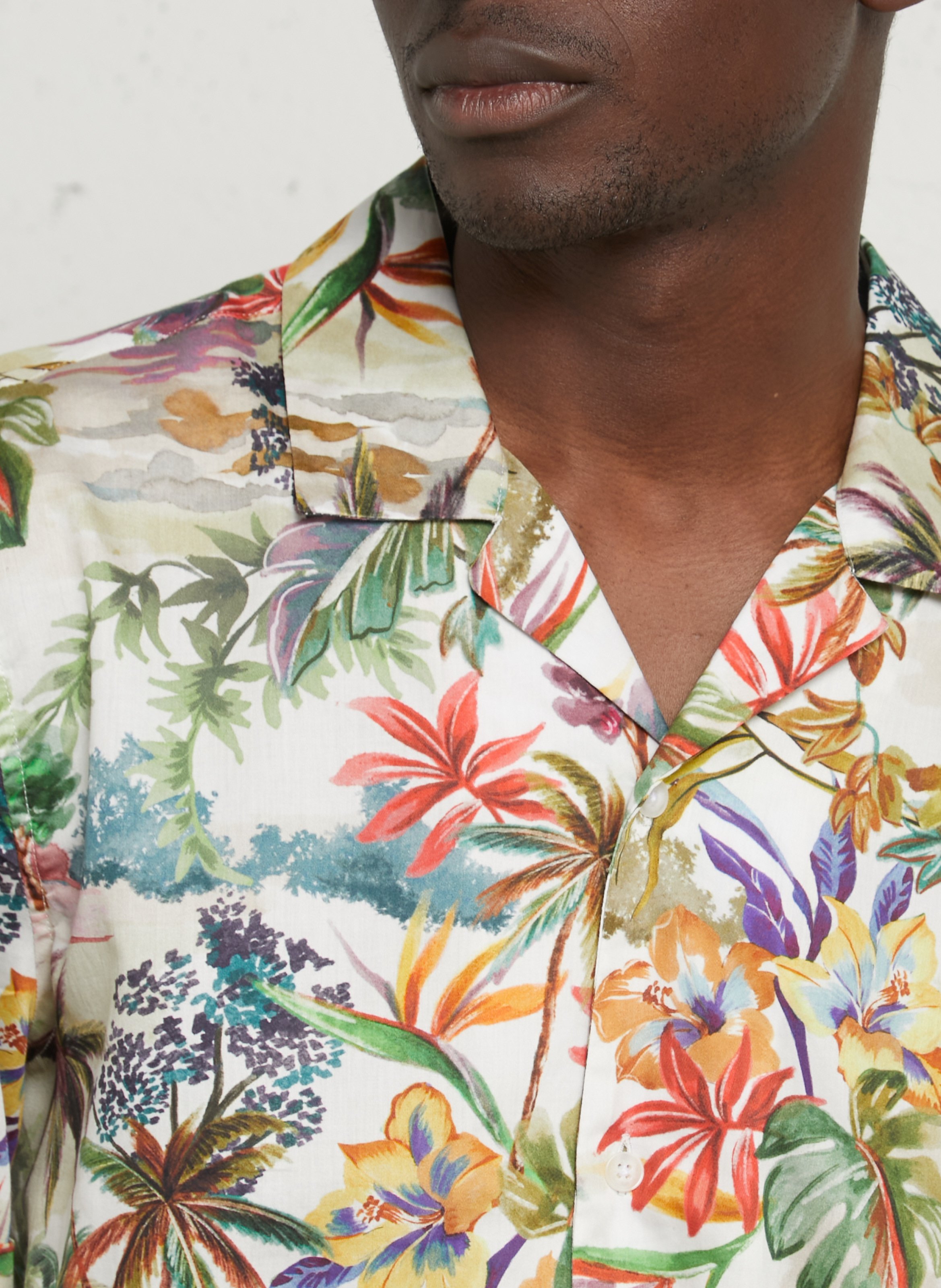 Blouse met klassieke kraag CHEVIGNON Wit