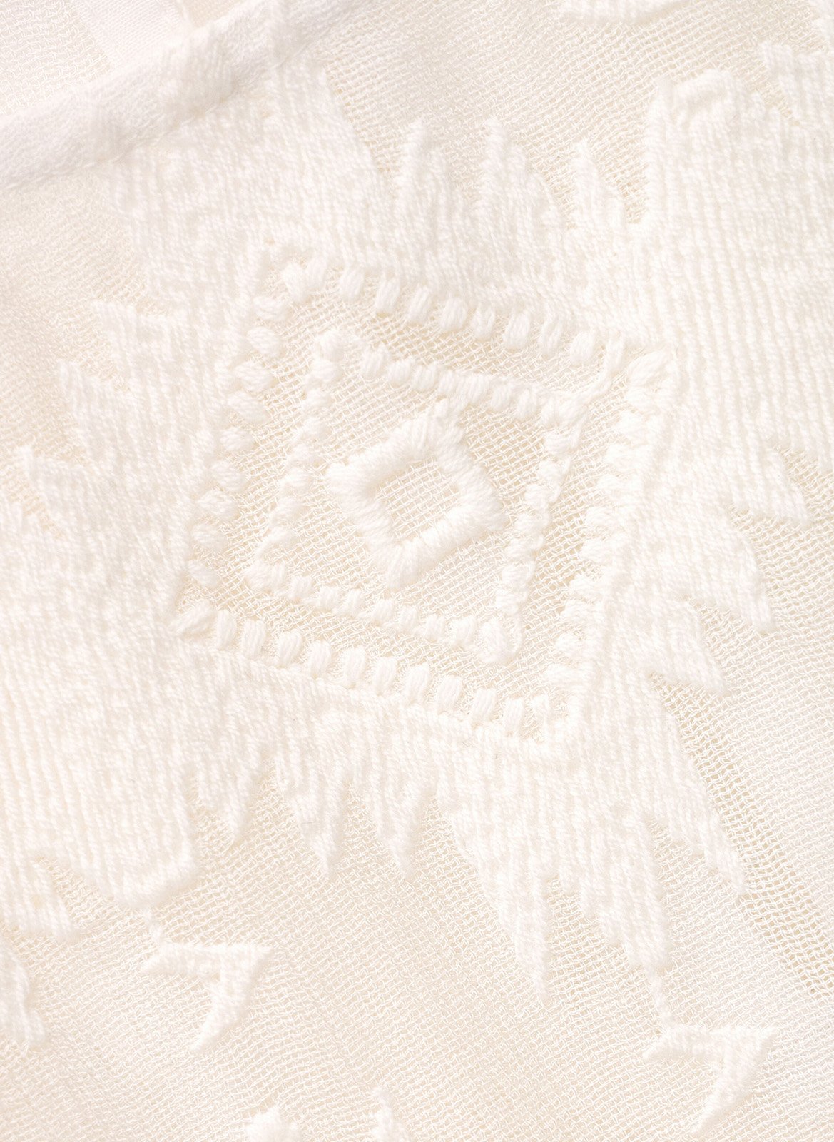 Top met 3/4 mouwen en kant BA&SH Beige