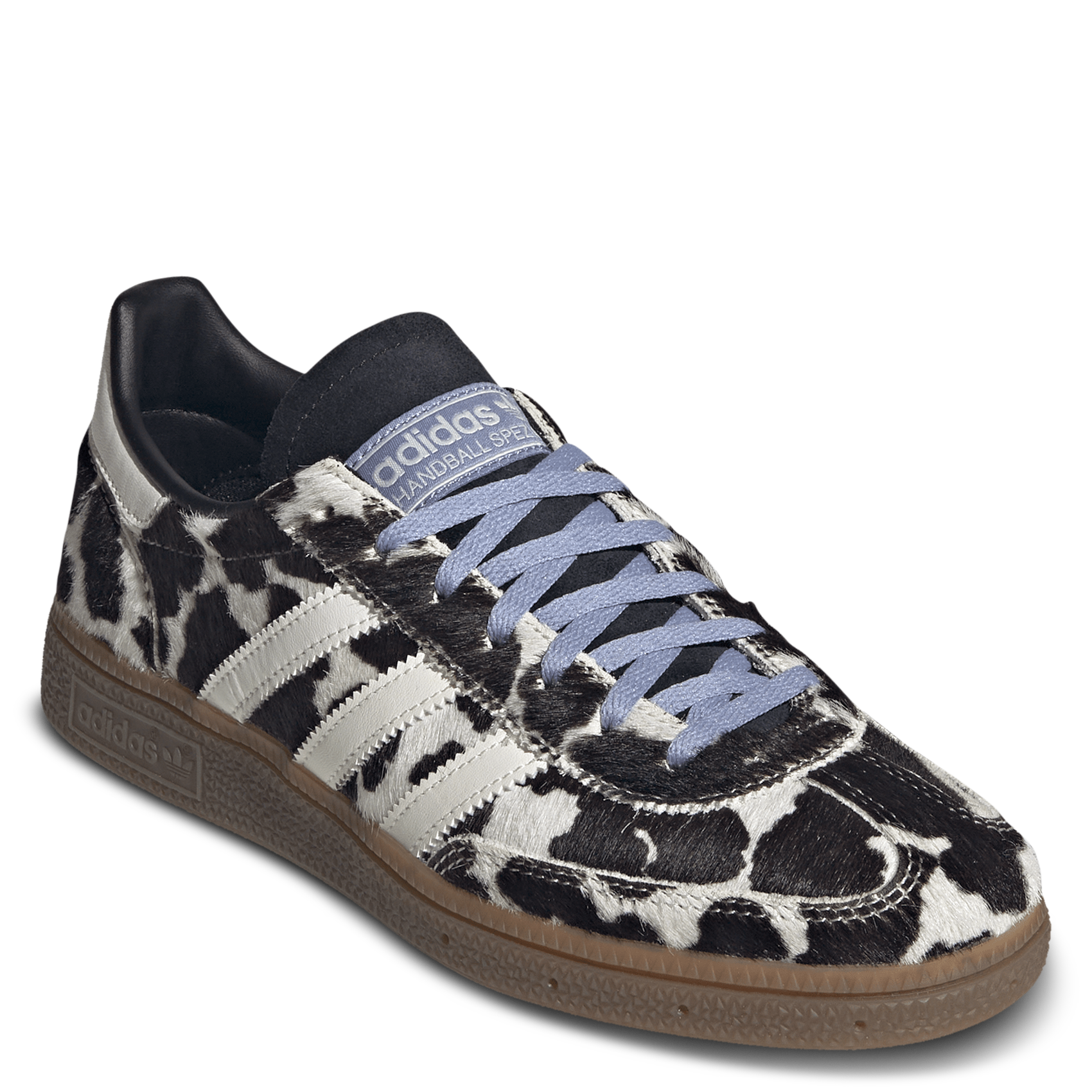 Low-top animal-print sneakers ADIDAS Black