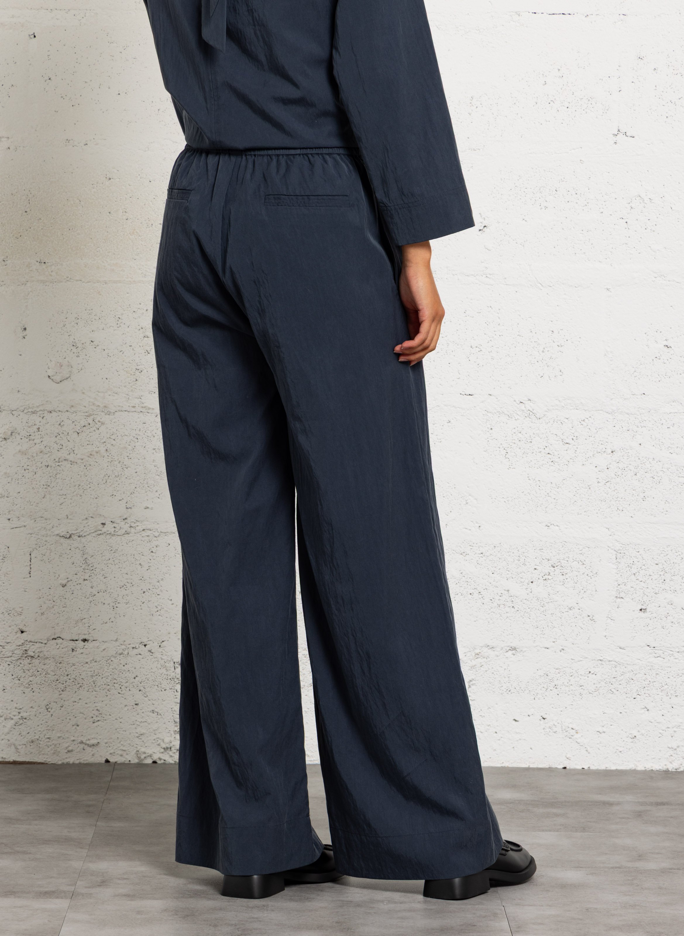 Pantalon taille haute uni  RUE DE TOKYO Bleu