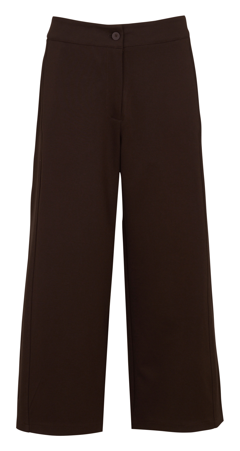 Pantalon large taille haute HUMILITY Marron