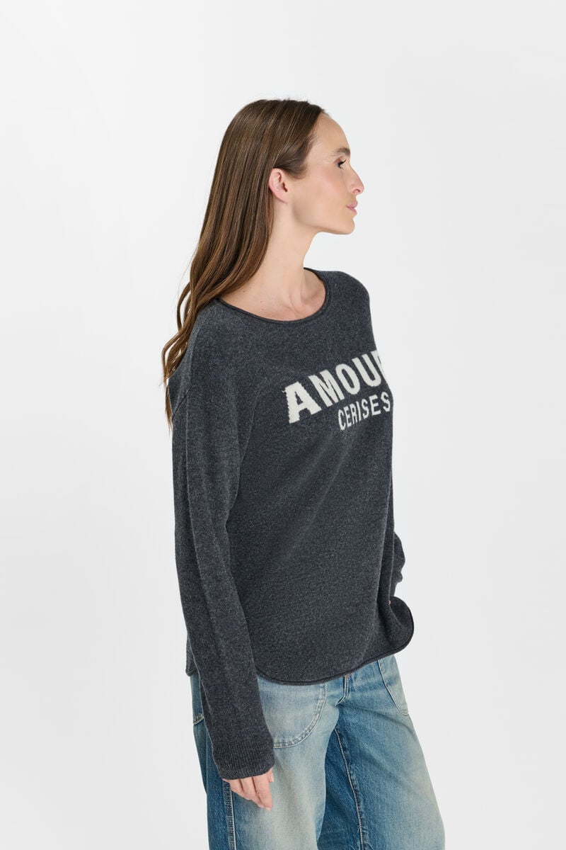 Tatum sweater LE TEMPS DES CERISES Grey