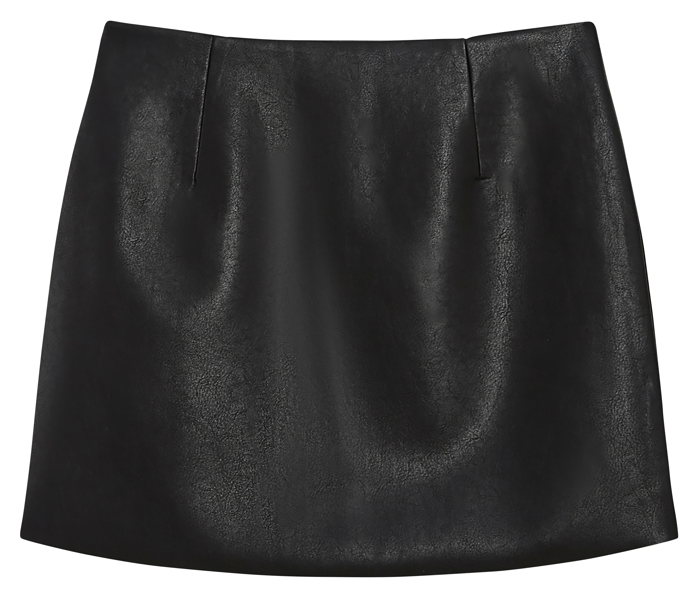 Jupe courte droite unie GRACE ET MILA Noir