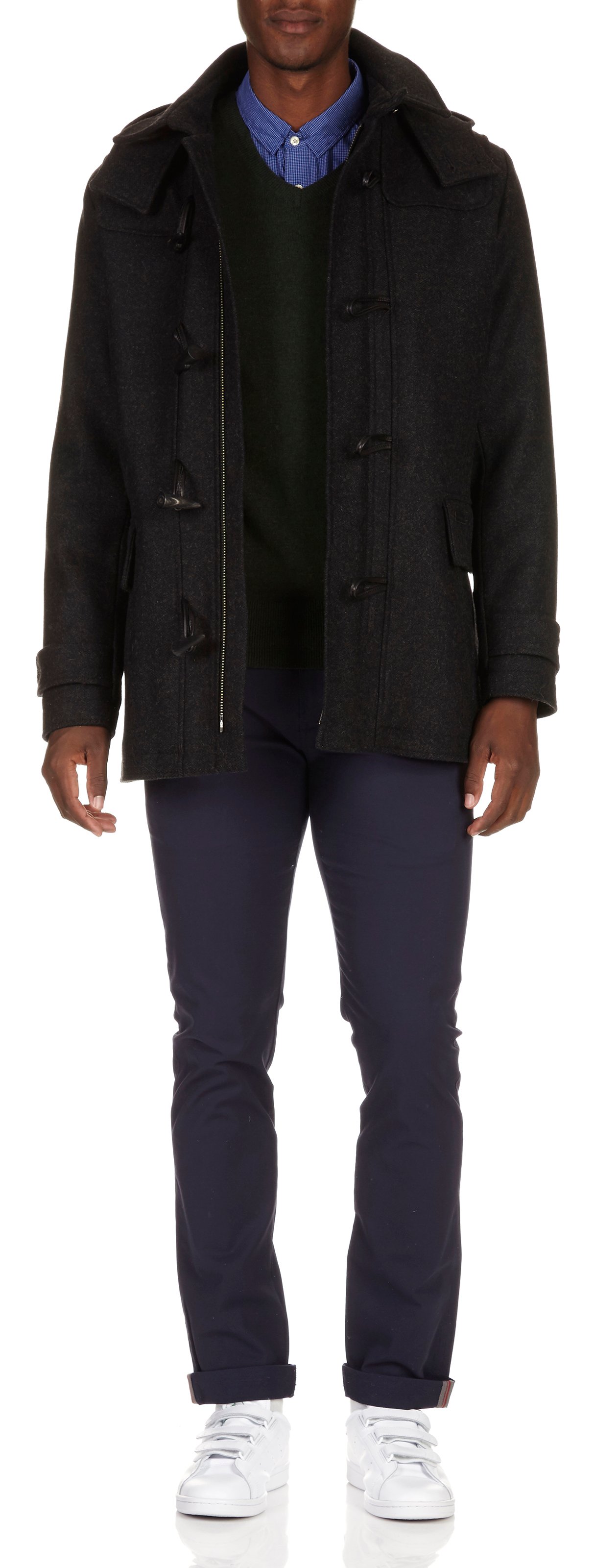 Stan Smith CF - Leder-Sneaker mit Klettverschluss ADIDAS Weiss