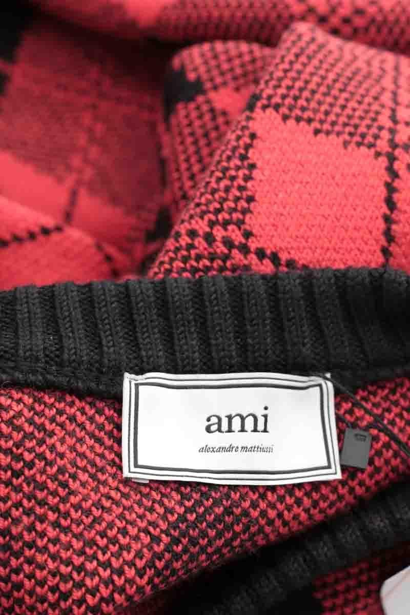 Wool Pullover AMI PARIS - Seconde Main Red