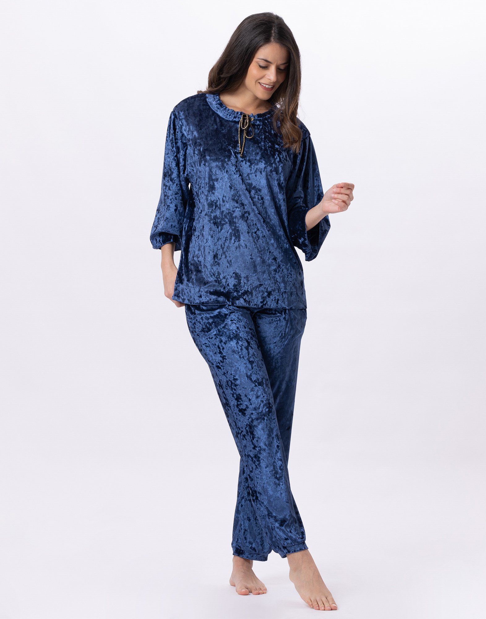 Velvet tracksuit LE CHAT Blue