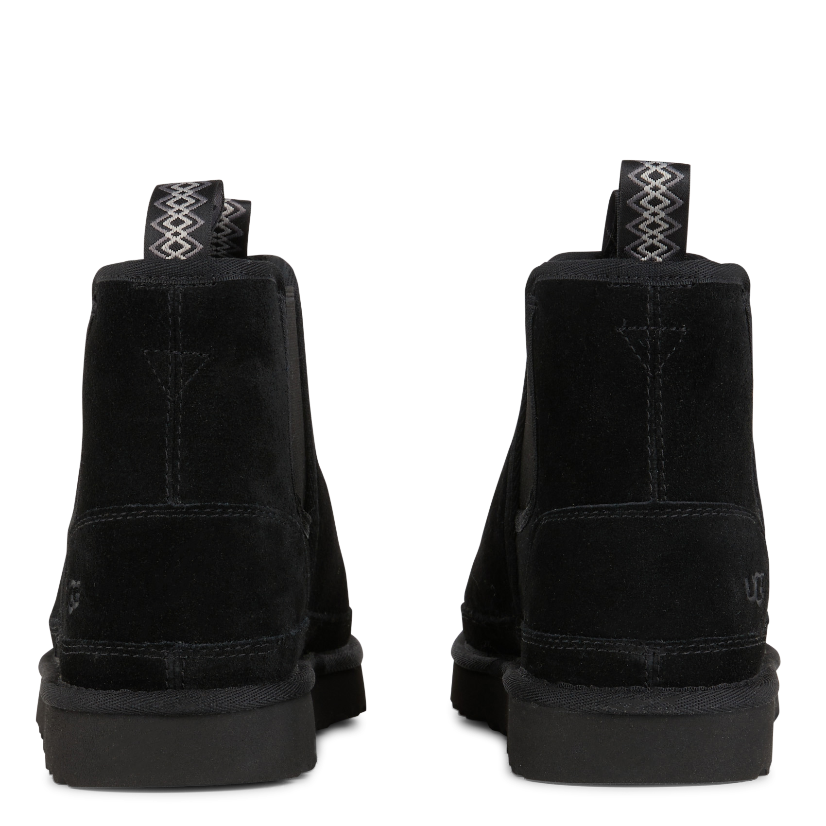 Boots en cuir velours UGG Noir