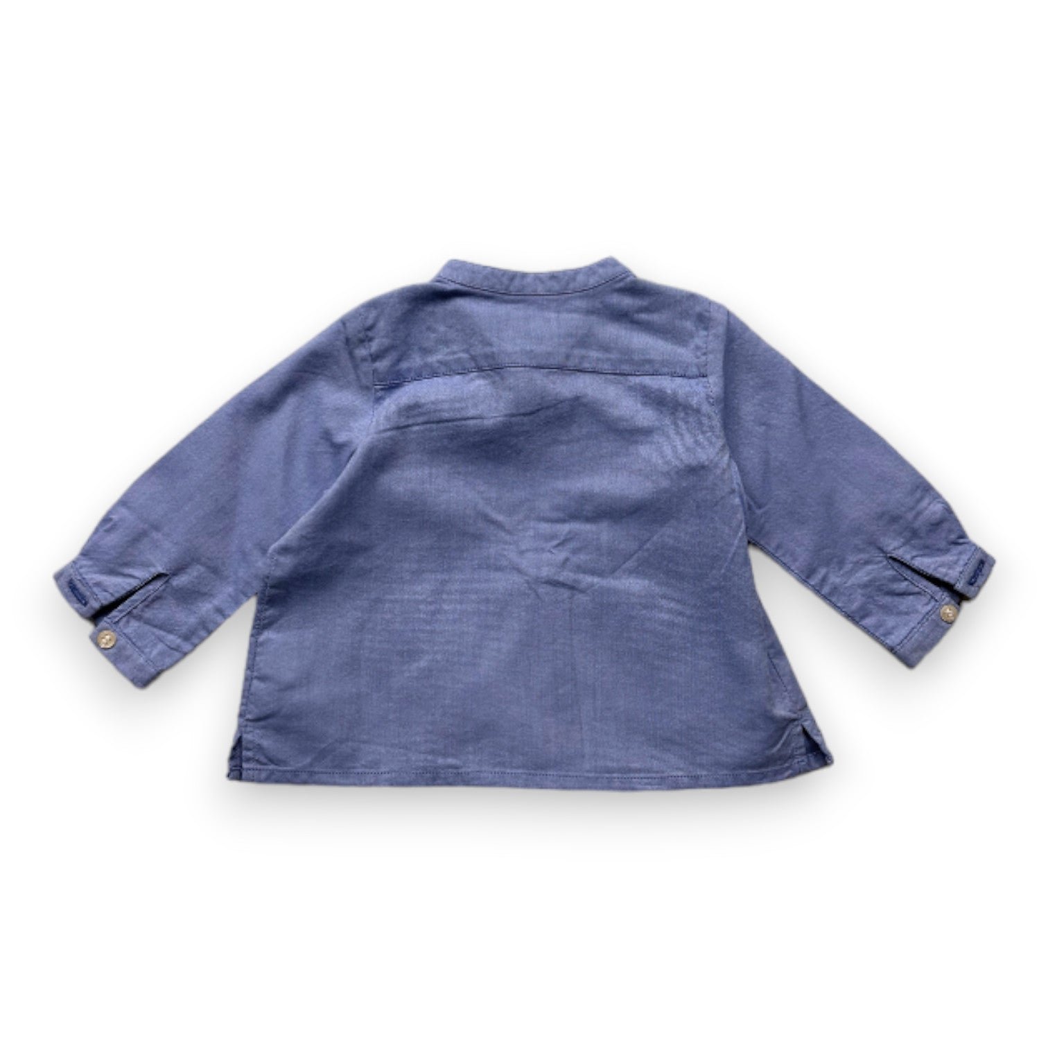 Blue Baby Shirt - 3 Months BONPOINT - Seconde Main Blue