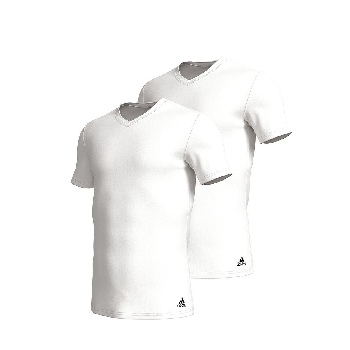Active flex cotton T-shirts, pack of 2 ADIDAS UNDERWEAR White