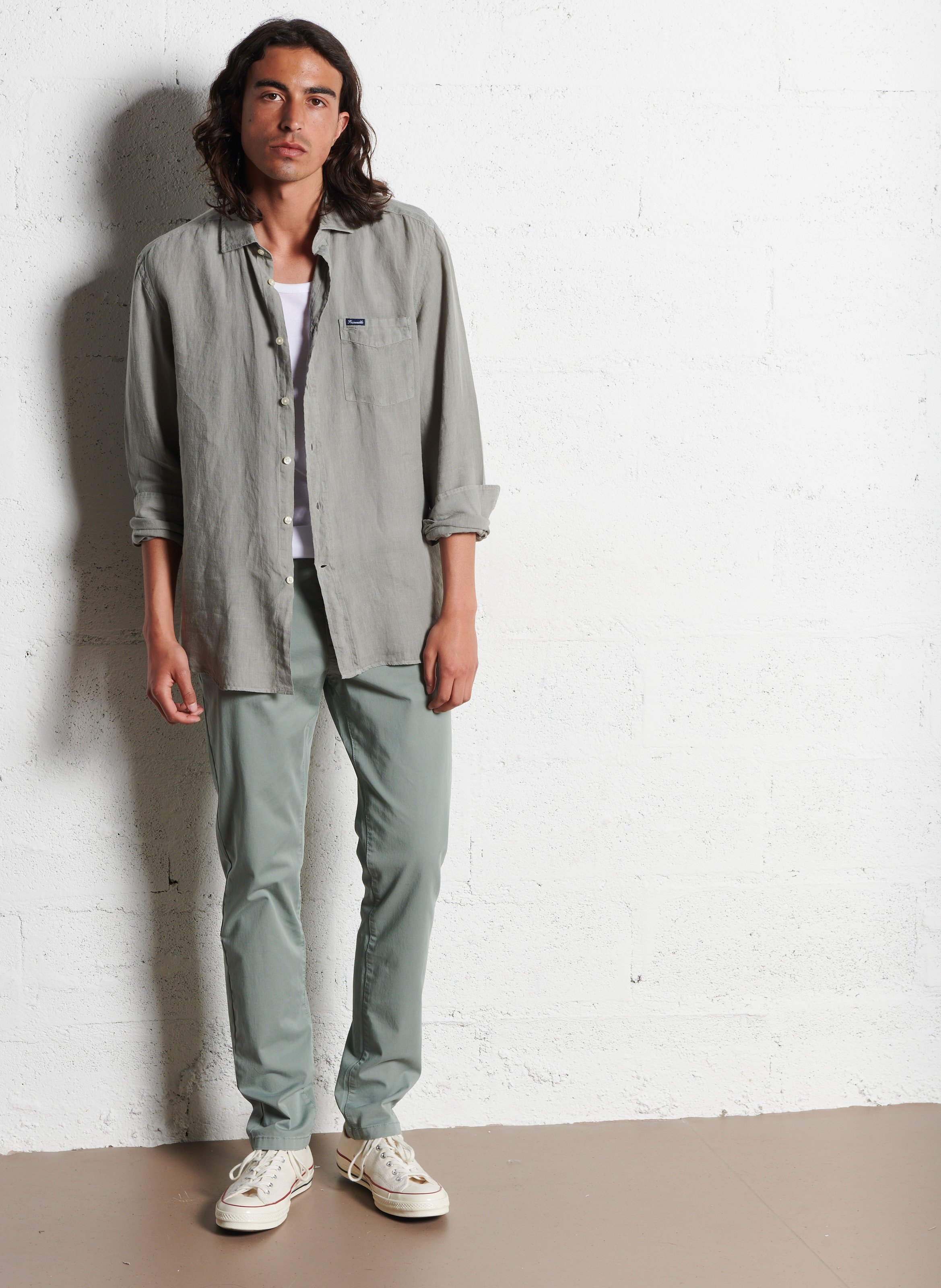 Bucket Hat aus Baumwoll-Mix IKKS Blau