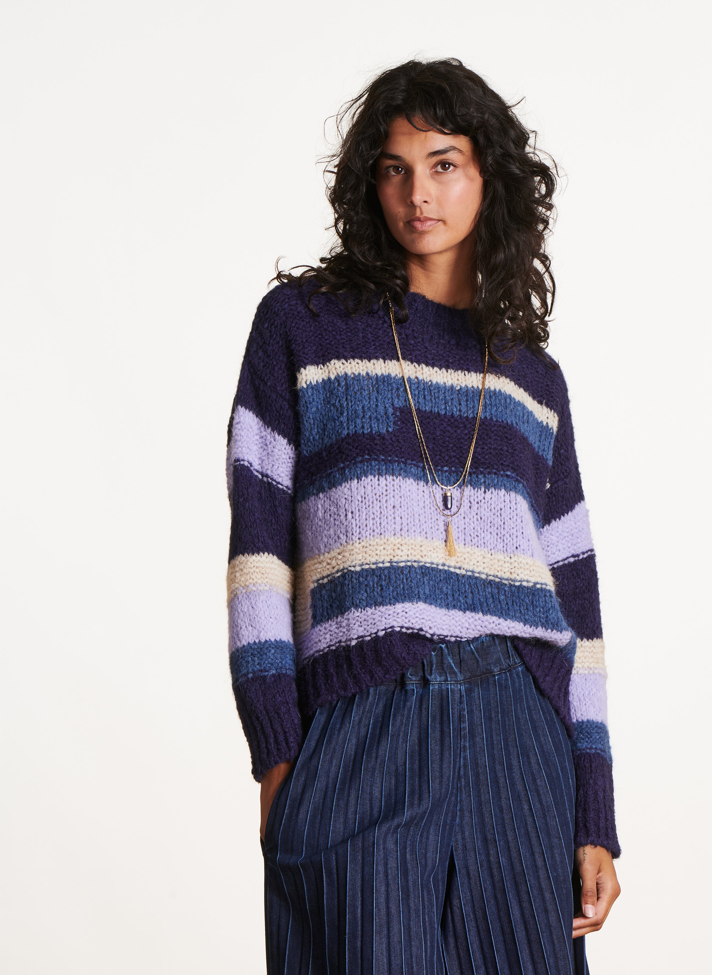 Gestreifter Pullover LA FEE MARABOUTEE