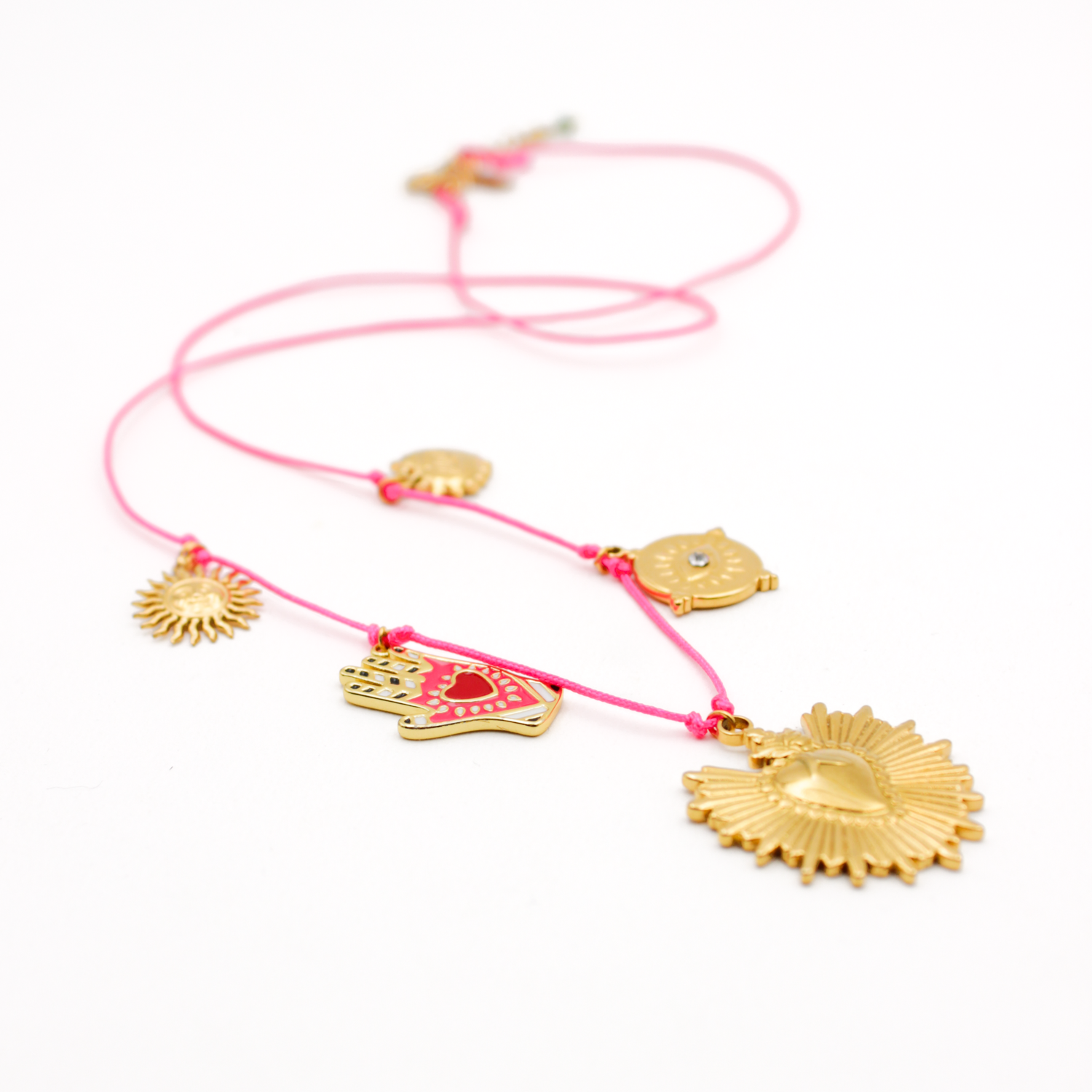 Collier cordon ex voto - manon L'ATELIER DES DAMES Doré