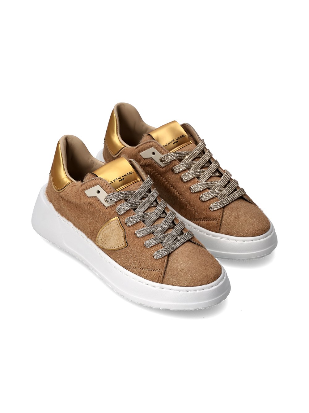 Tennis sneakers PHILIPPE MODEL Golden